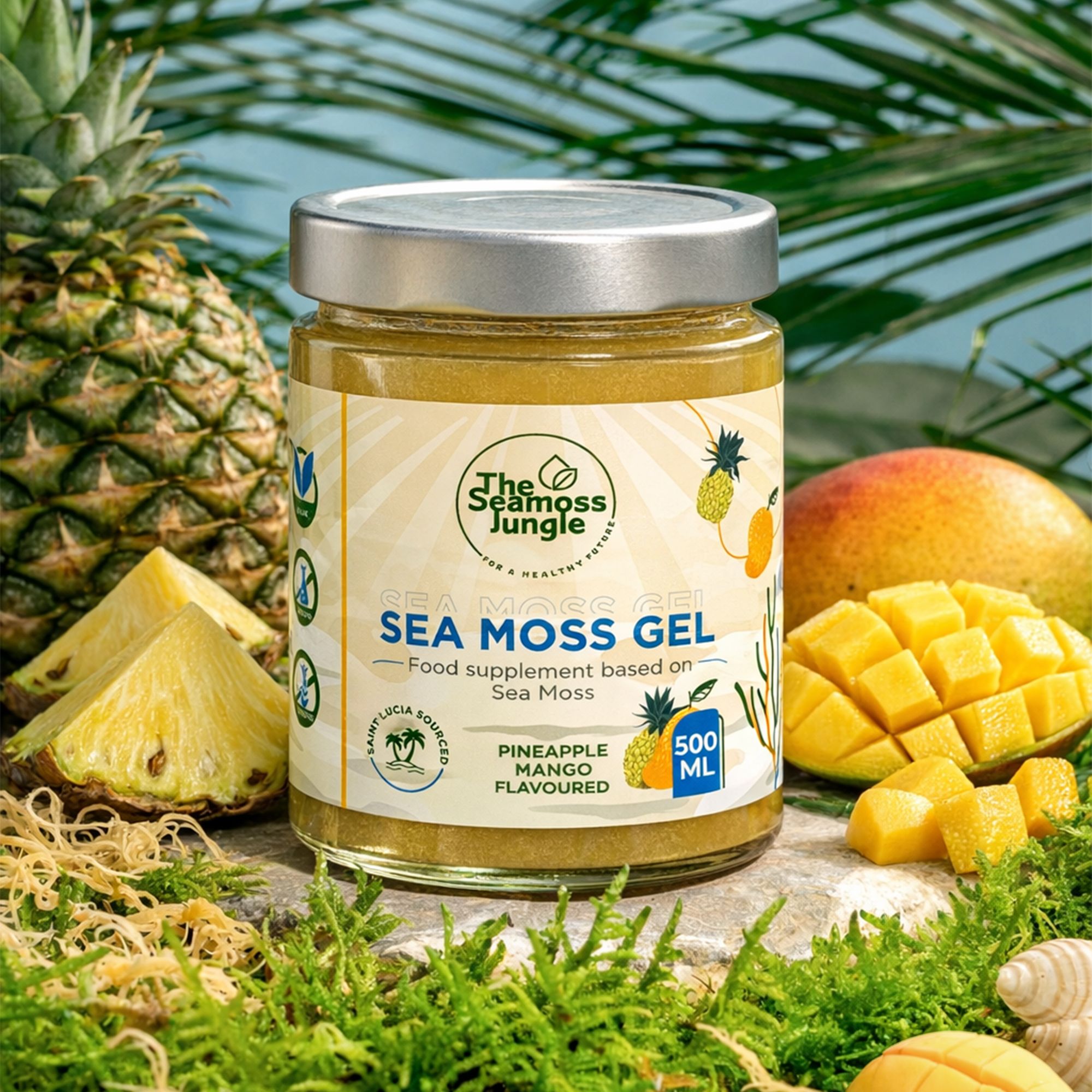 Sea-Moss-Gel – Mango/Ananas