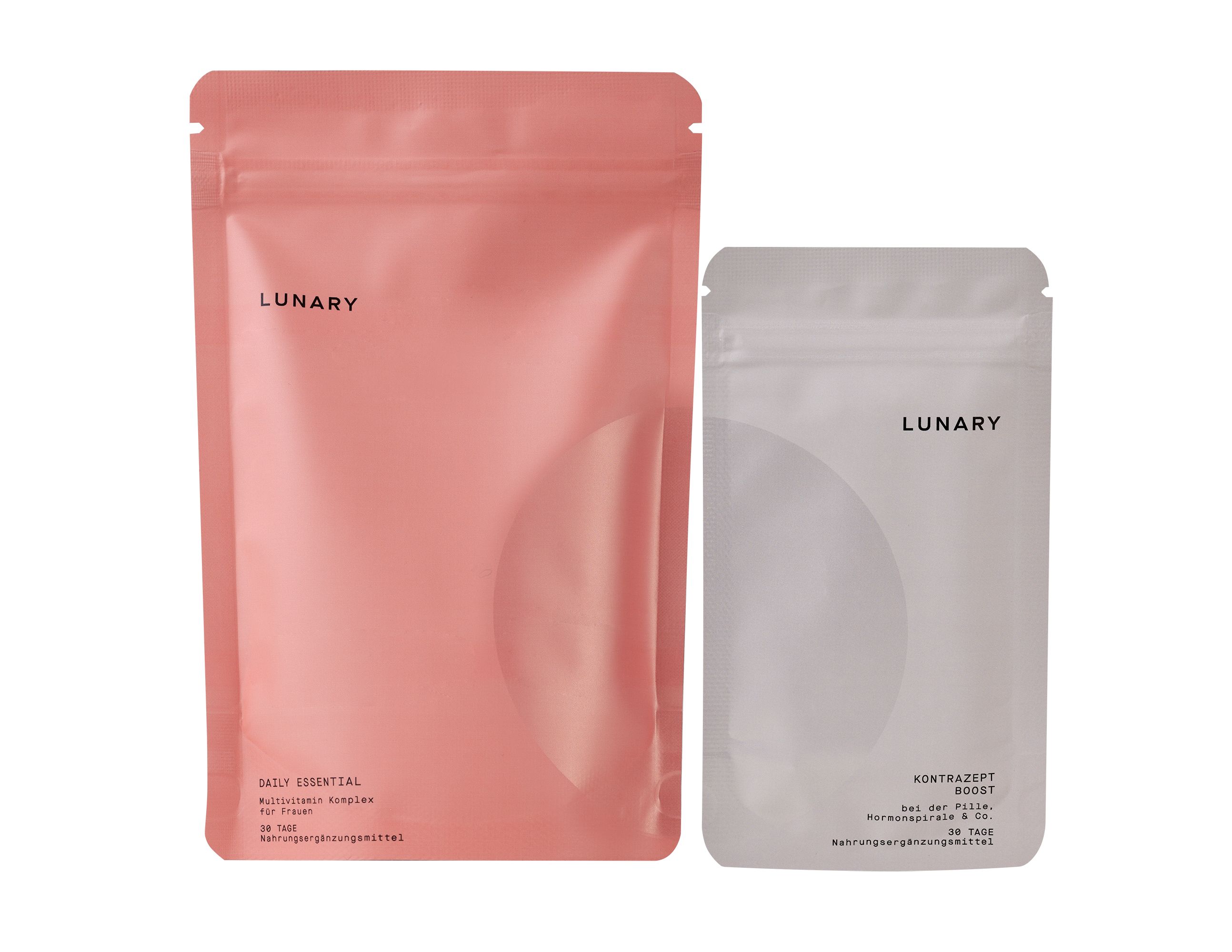 LUNARY Kontrazept Boost Set - für Frauen bei hormoneller Verhütung, Pulver + Kapseln für 30 Tage