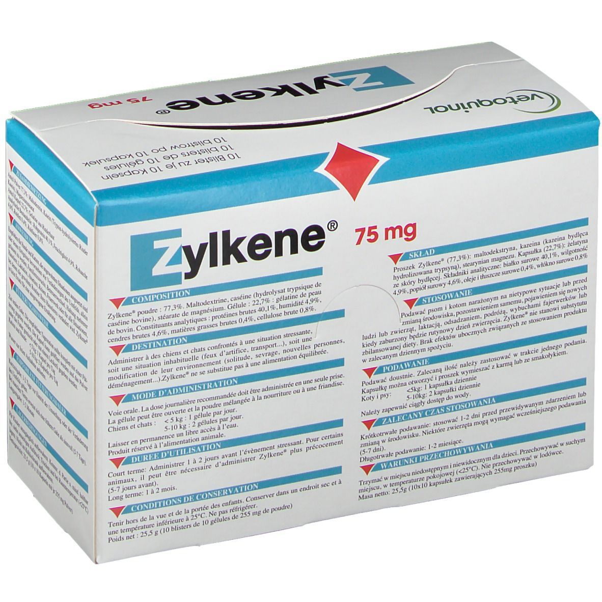 Zylkène® 75 mg für Hunde und Katzen