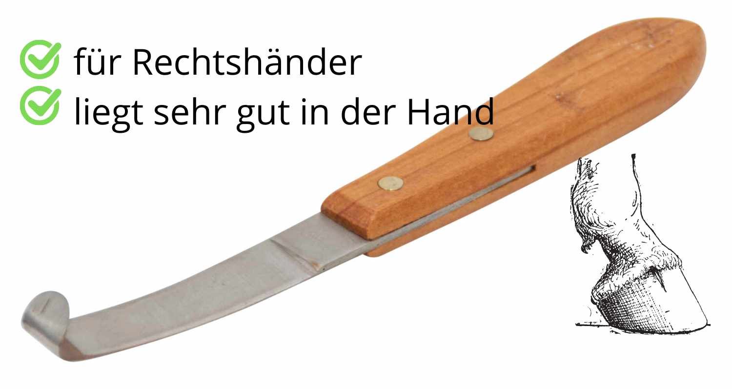 AMKA Hufmesser rechts einschneidig