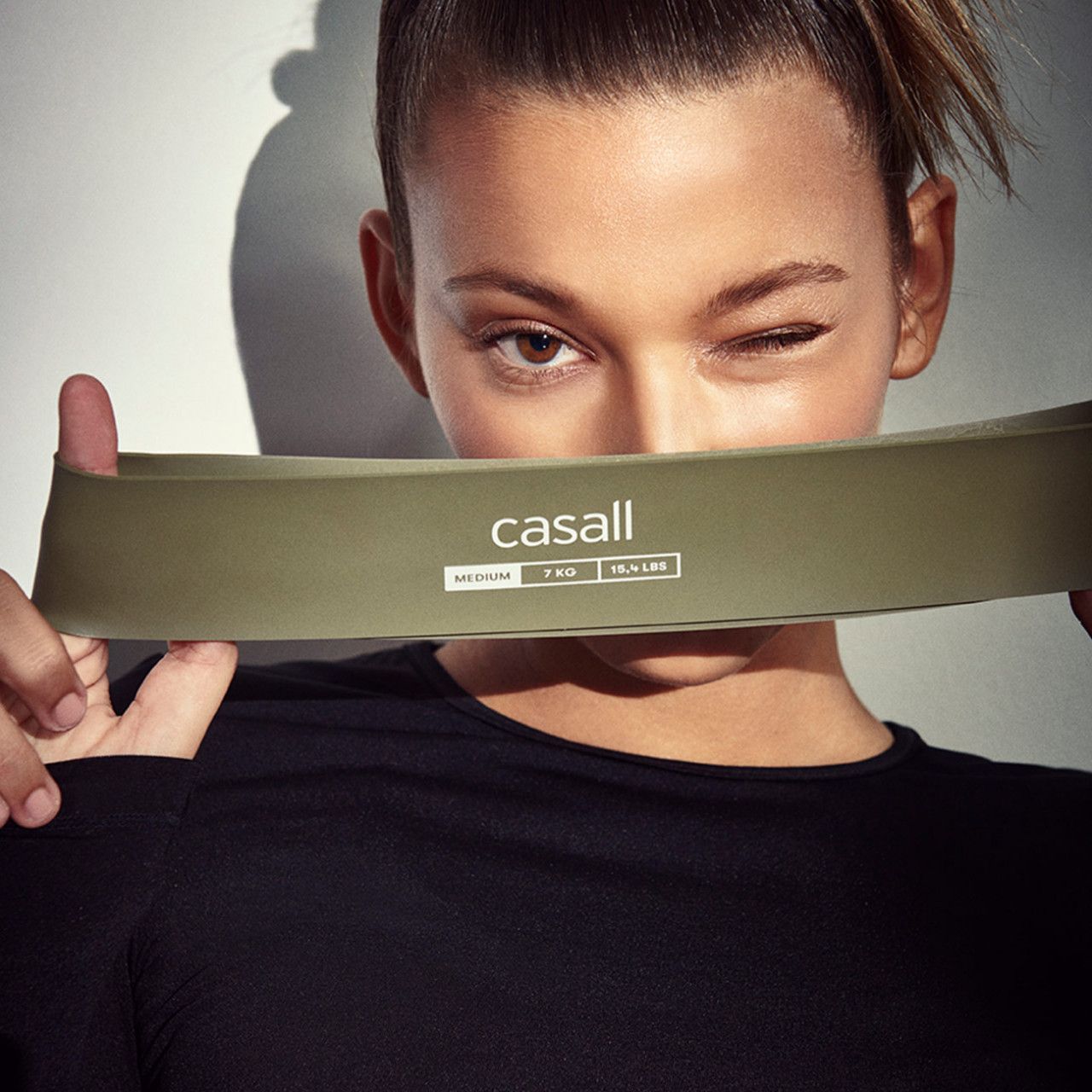 Fitnessbänder Set - Green Mix  - casall