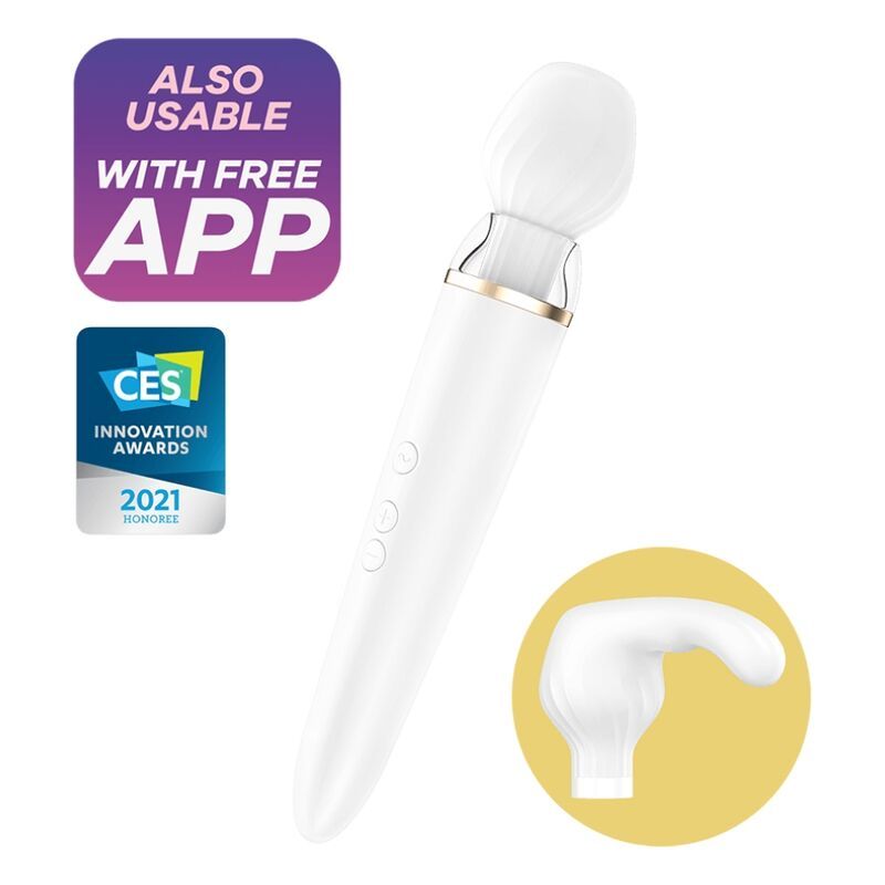 Vibrator mit App-Nutzung und CES Innovation Award 2021 Siegel.