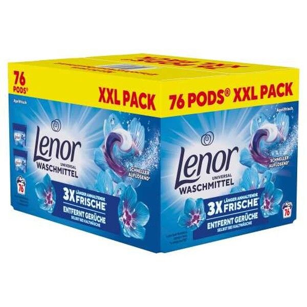 LENOR PODS® Universal Waschkapseln 76, Aprilfrisch
