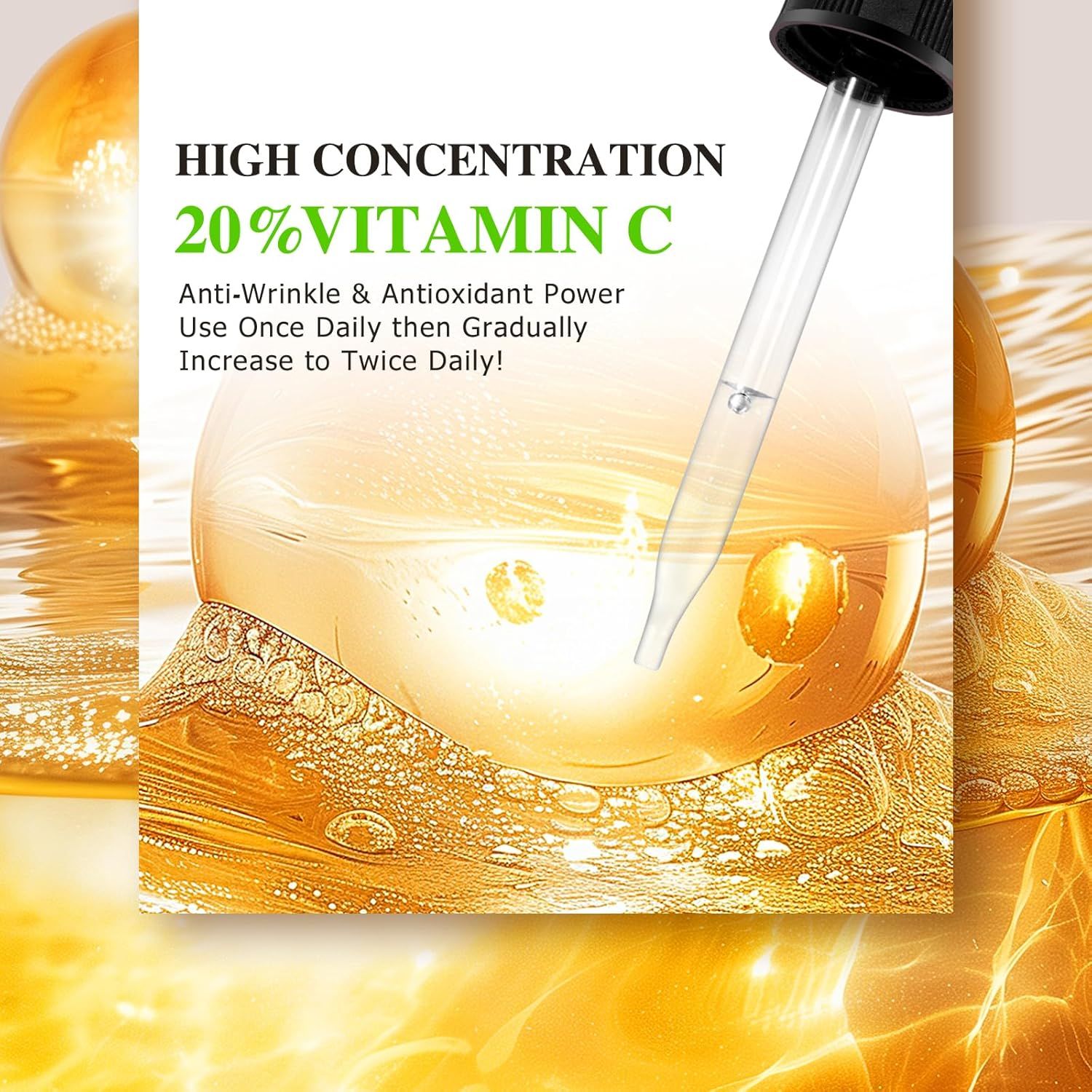 Abodiuss Vitamin C Serum Gesicht