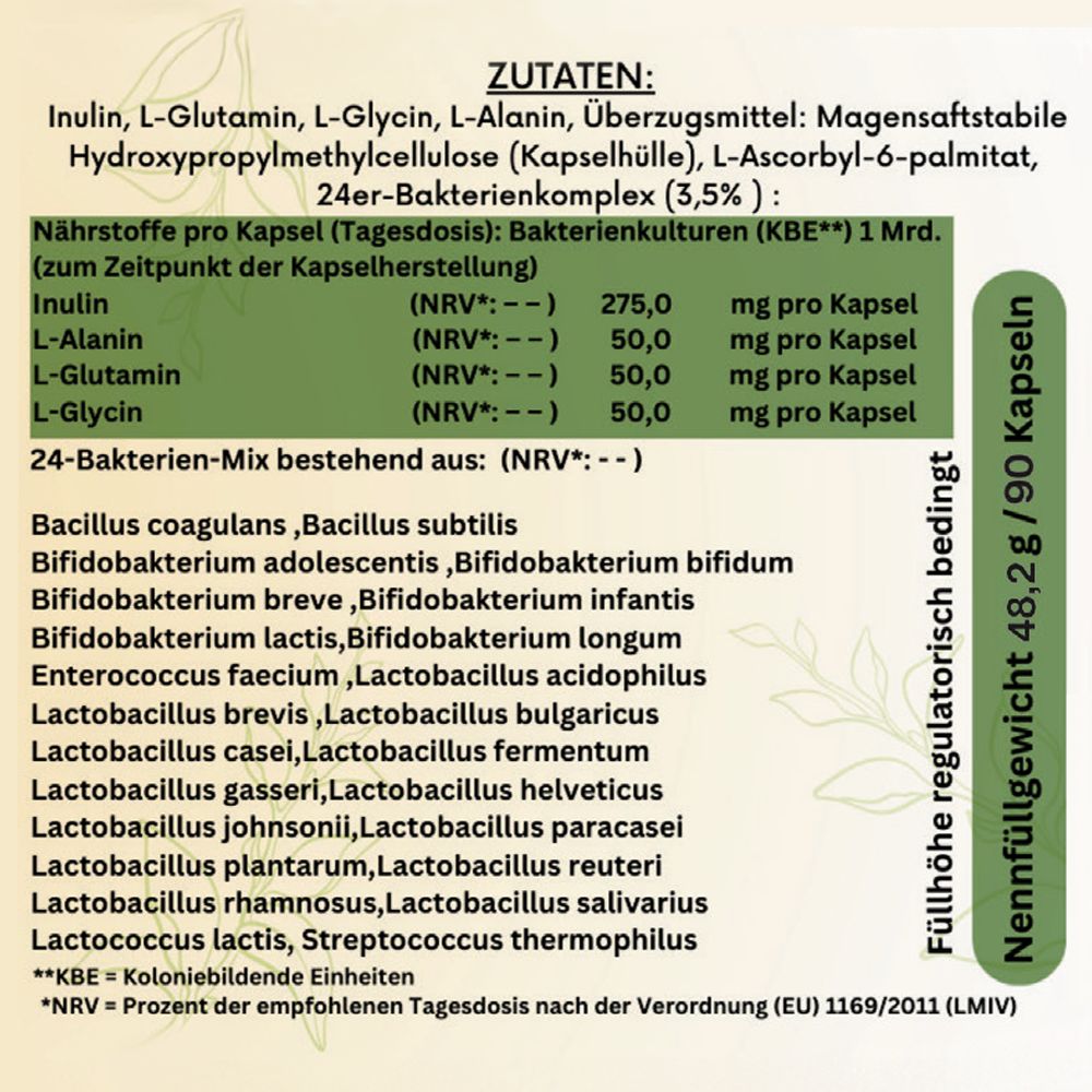 BONAVAL Biotic Kapseln -  Probiotische Kur mit 24 abgestimmten Bakterienkulturen