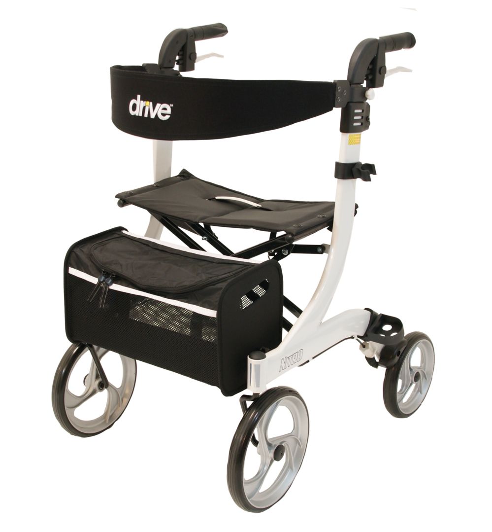 Drive Medical Rollator Nitro - Weiß M