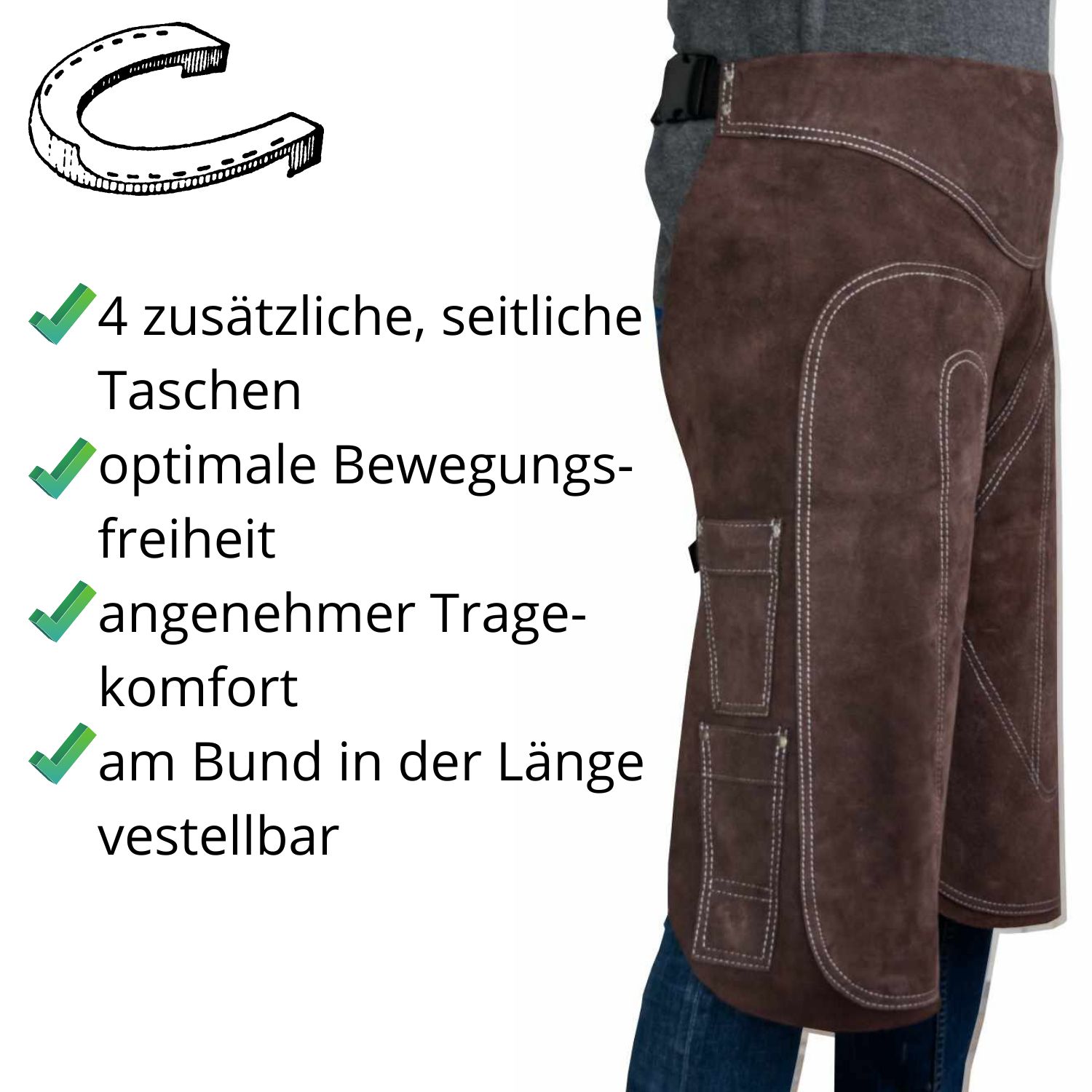AMKA Spezial Hufbeschlagschürze