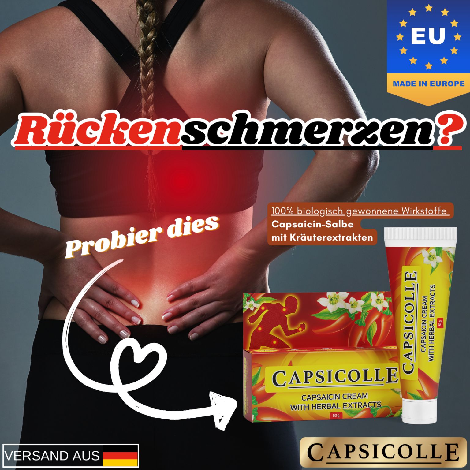 Wärmesalbe Capsicolle® Capsaicin Wärmecreme