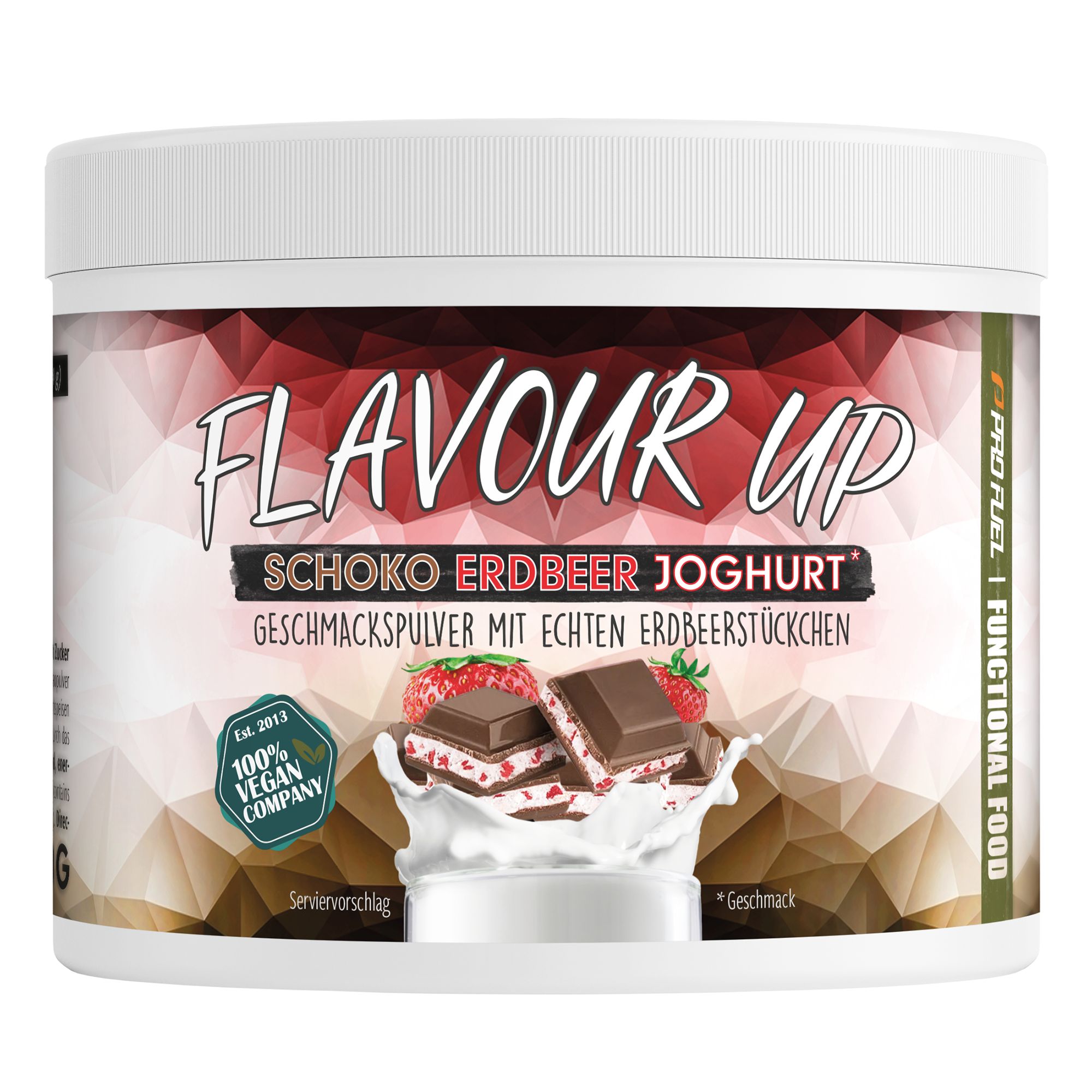 ProFuel - FLAVOUR UP Geschmackspulver - Schoko Erdbeer Joghurt - nur 11 kcal pro Portion