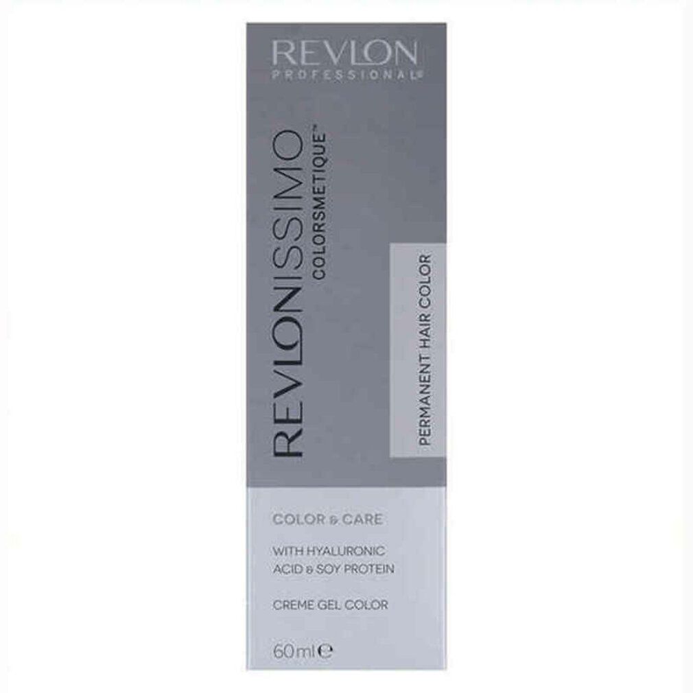 Haarfarbepackung. Revlon Professional Revlonissimo Colorsmetique. Text: Permanent Hair Color, Creme Gel Color. 60ml.