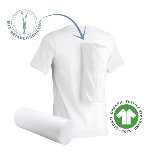 somnipax shirt Standard mit Rolle - Lagerungs-Shirt gegen Schnarchen, für Frauen Gr. L