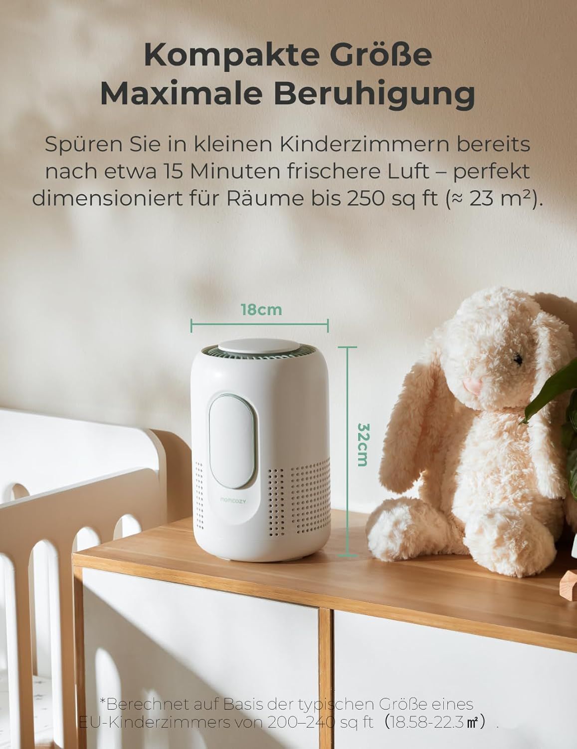 Momcozy Luftreiniger für das Kinderzimmer
