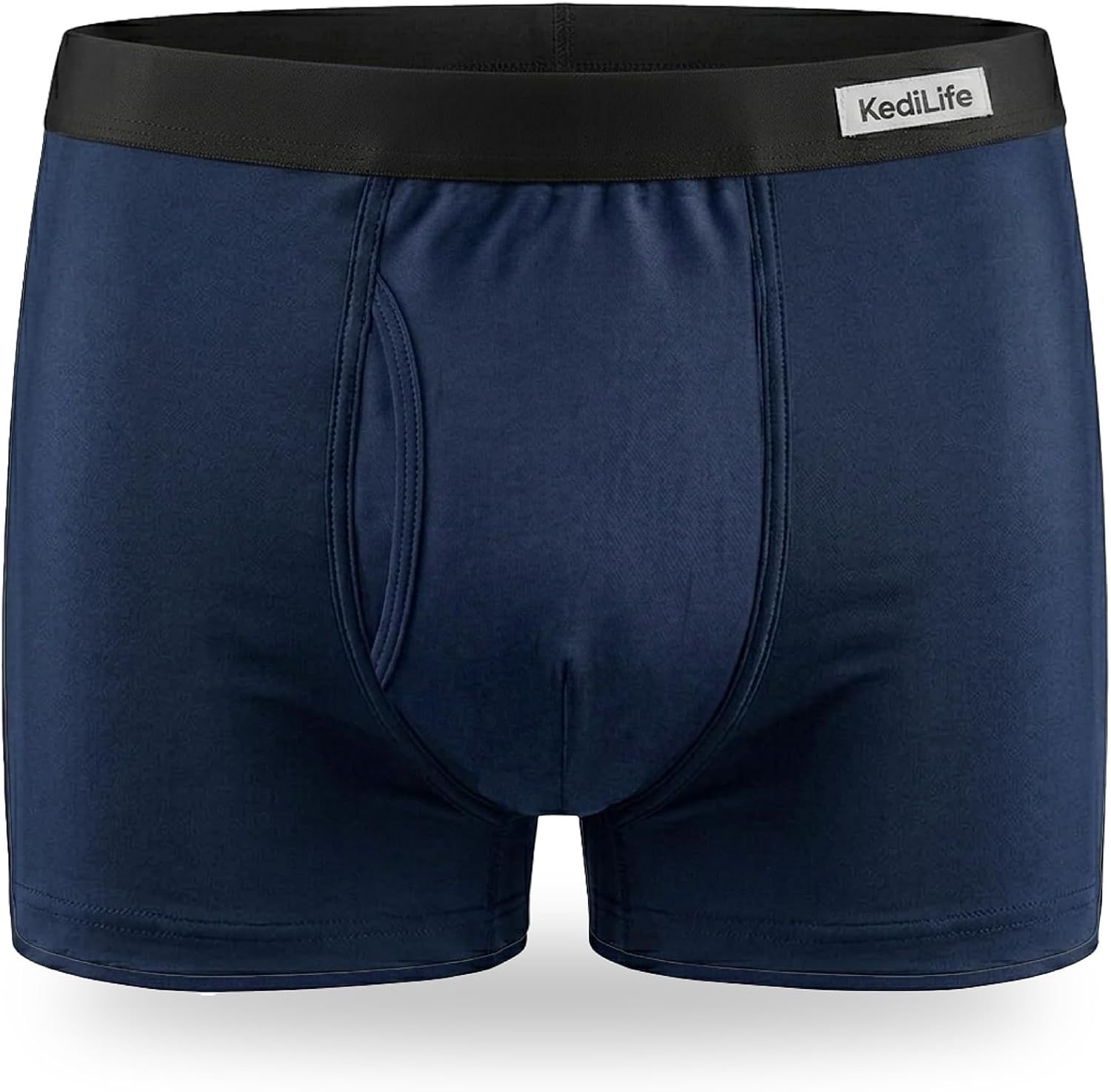 KediLife Inkontinenzunterhose für Herren, Boxershorts Blau