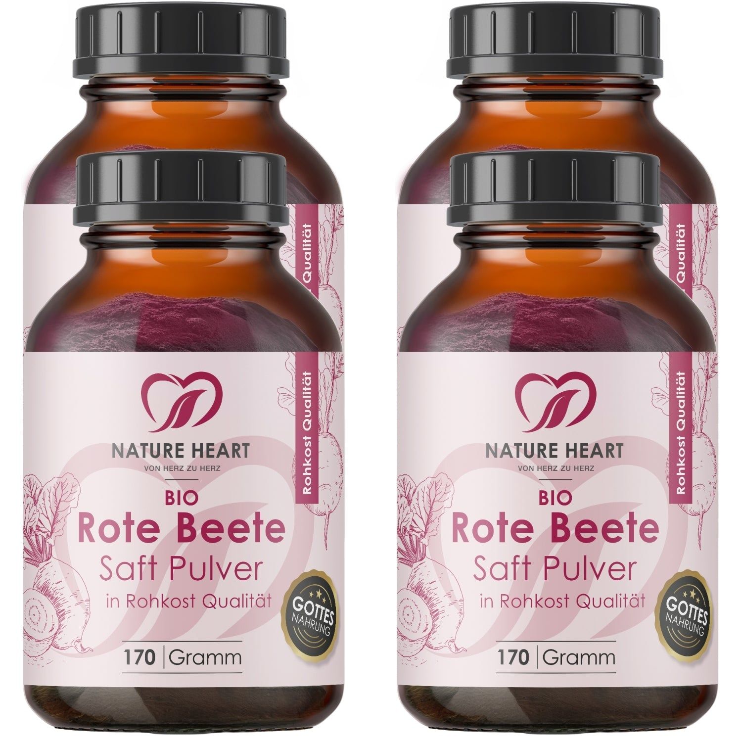 Nature Heart BIO Rote Beete - Saftpulver