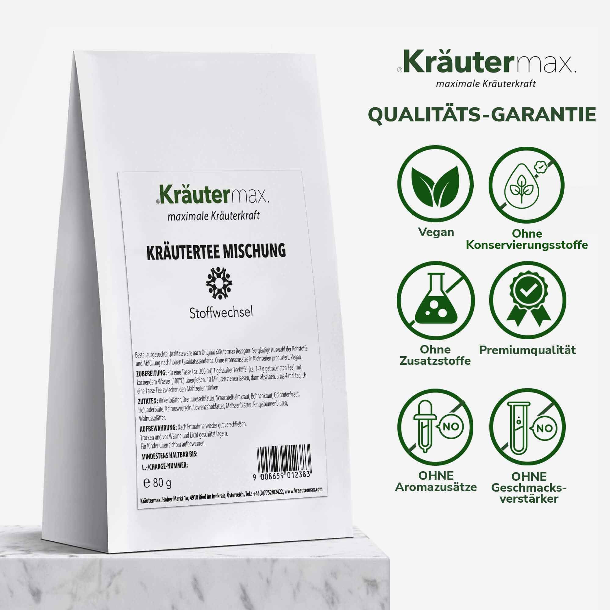 Kräutermax Stoffwechsel Tee