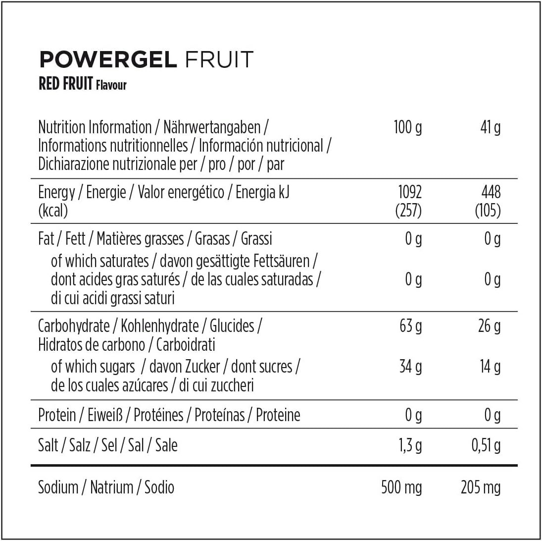 PowerBar PowerGel Fruit Red Fruit