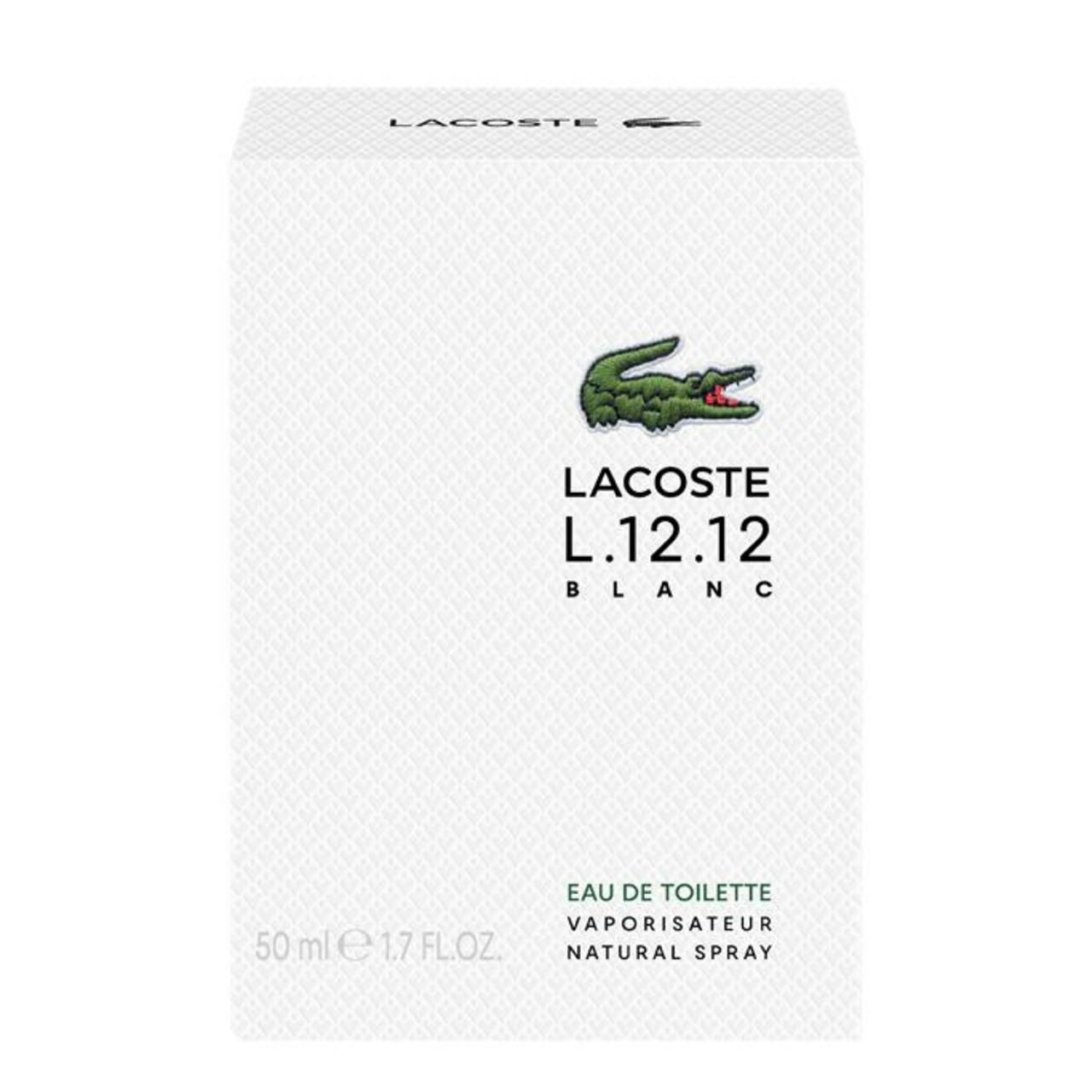 Weiße Verpackung mit Logo und Produktbezeichnung. Krokodil-Logo. Produktname und weitere Informationen auf der Verpackung.
