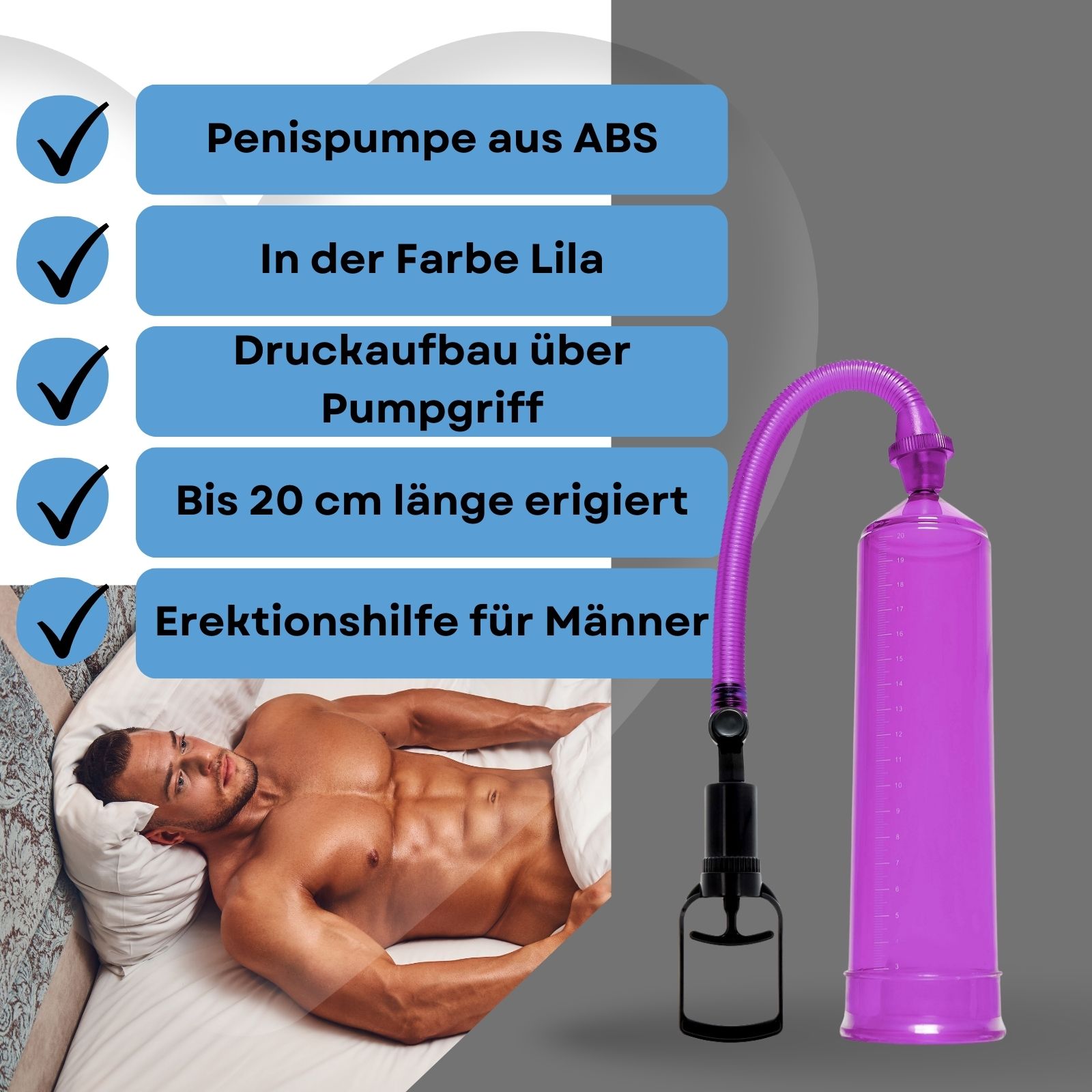 Lovelyness - Penispumpe mit Pumpgriff
