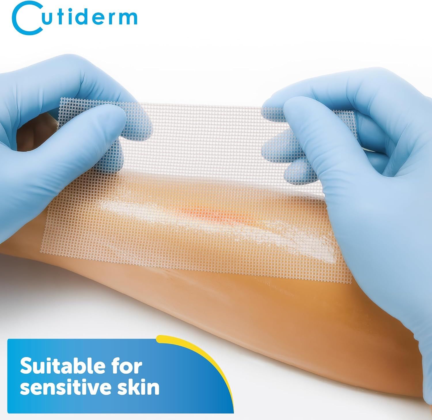 Cutiderm sterile Paraffingaze Kompresse 10 cm x 20 cm