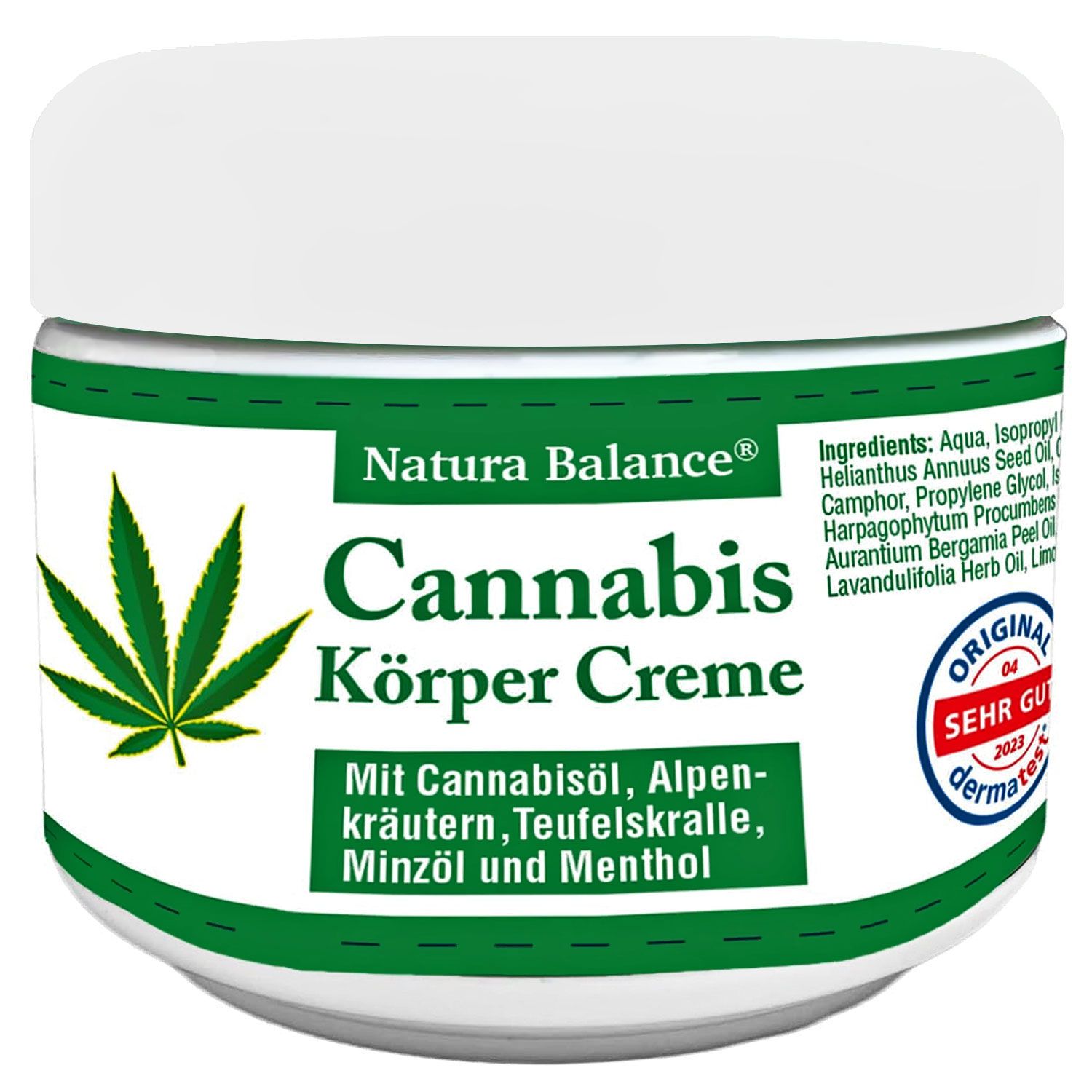 Natura Balance Cannabis Körper Creme