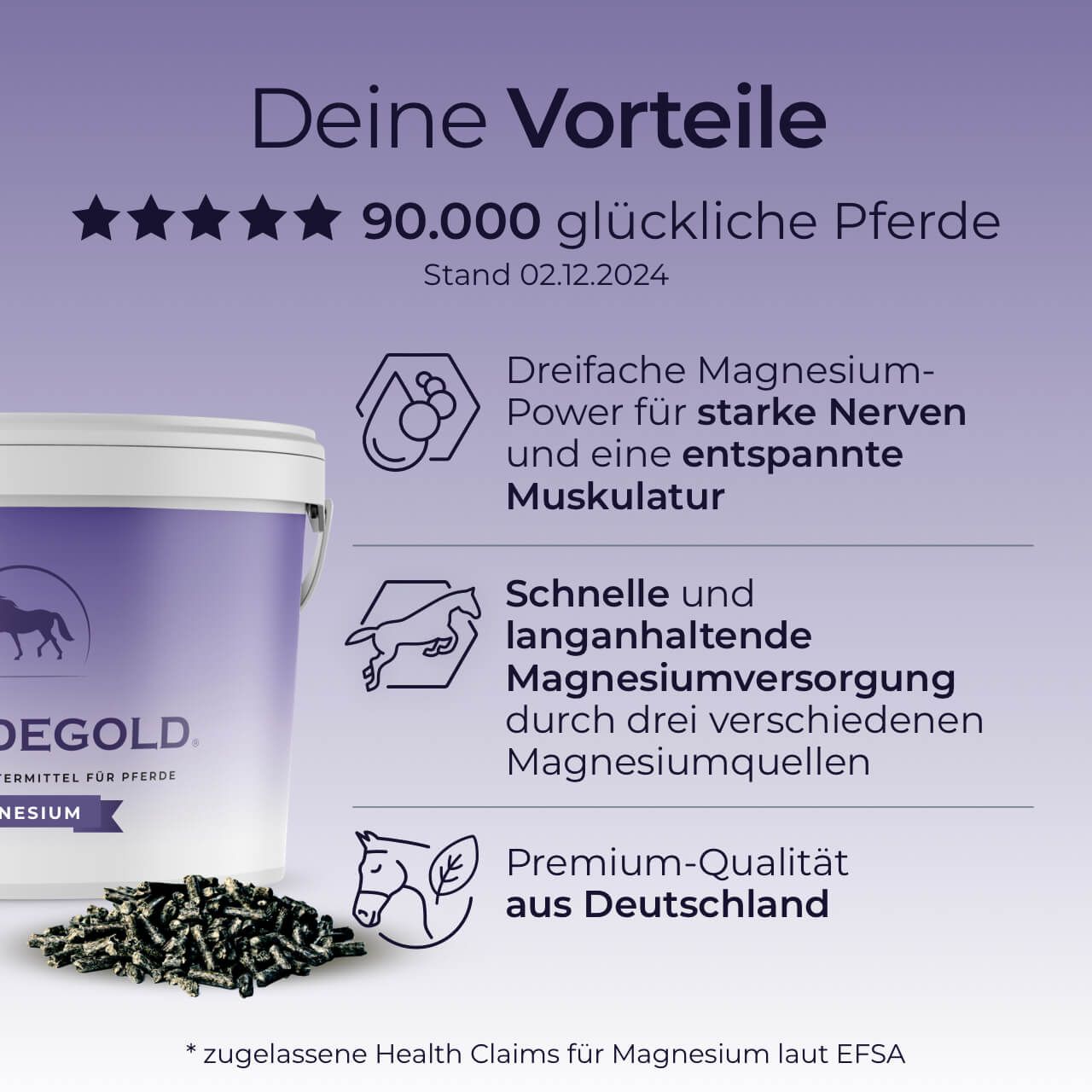 Pferdegold Magnesium