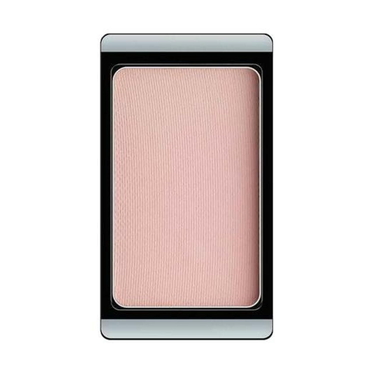 Artdeco Lidschatten, rechteckig, hellrosa, in schwarzem und silbernem Gehäuse.