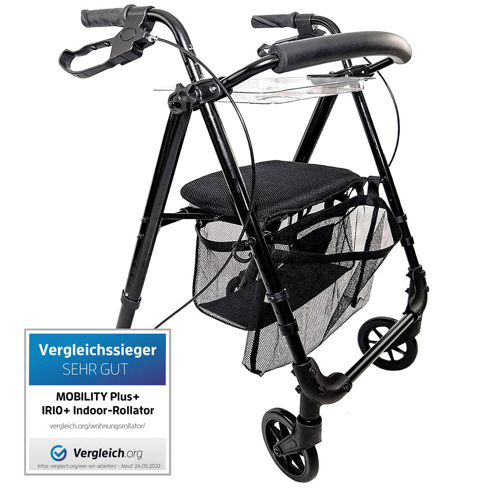 Mobility Plus+ Wohnungs-Rollator IR10+ - Der wendige Indoor Rollator