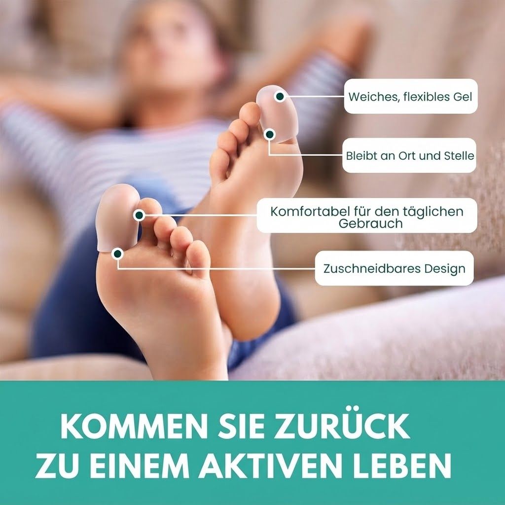 Verpackung und Filz-Einlagen für Hühneraugen.