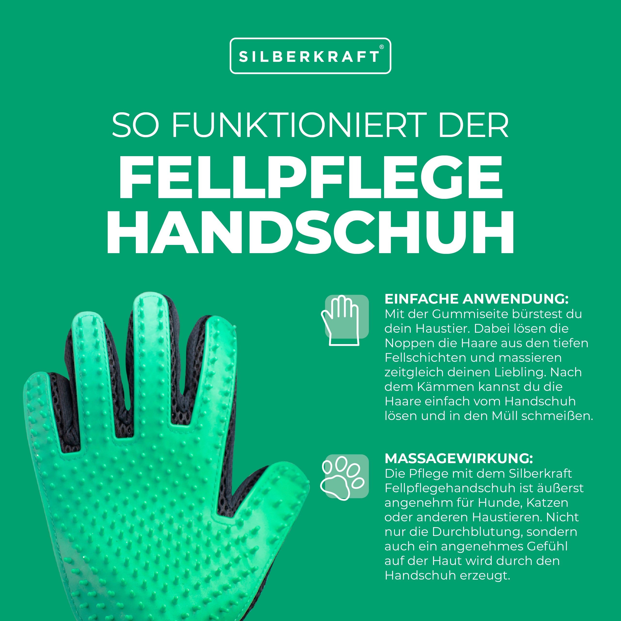 SILBERKRAFT Fellpflegehandschuh