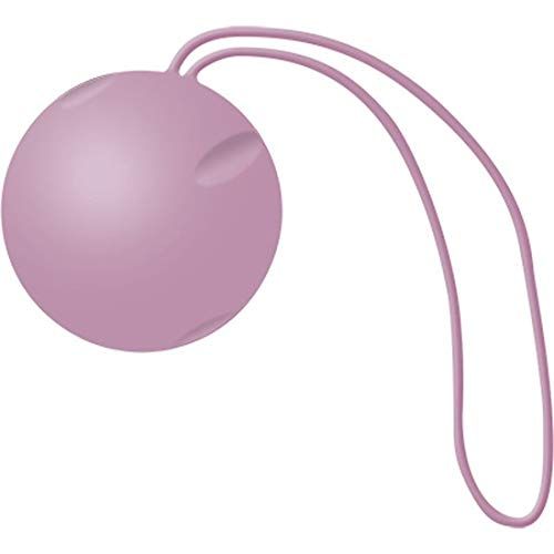 Rosa Joyballs Trend Single Rose Kugel mit zwei Schnüren, isoliert.