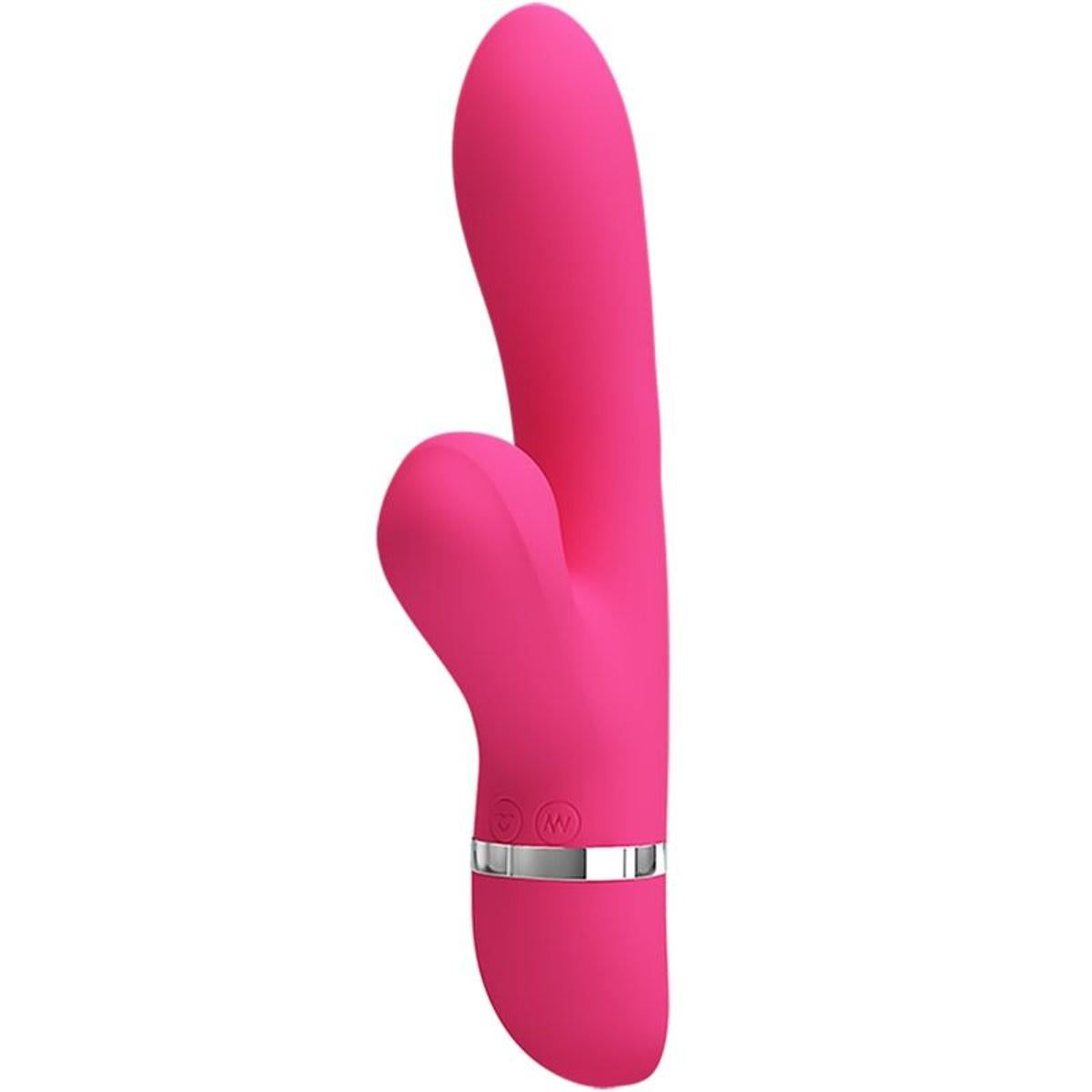 Rabbitvibrator "Willow" mit Druckwellenfunktion | 7 Vibrationsmodi | Pretty Love