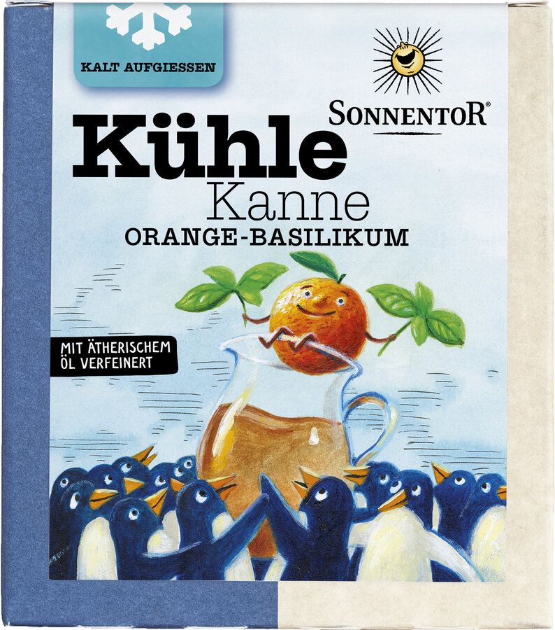 Sonnentor - Kühle Kanne Orange-Basilikum Tee
