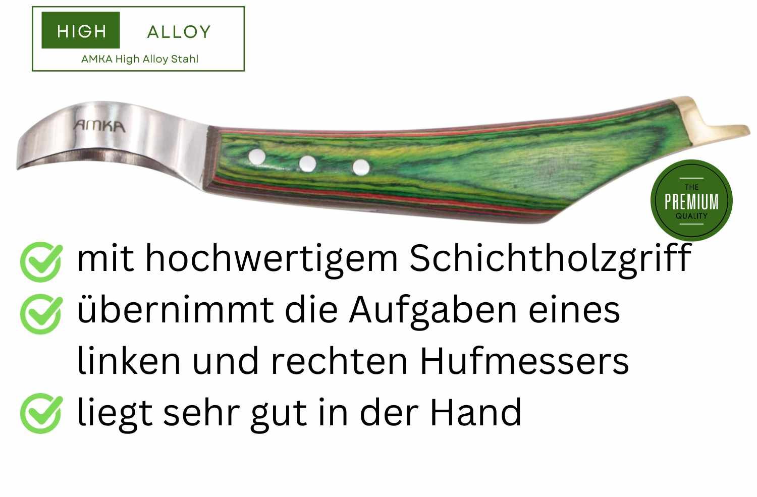 AMKA PRO HAS Schlaufen Hufmesser