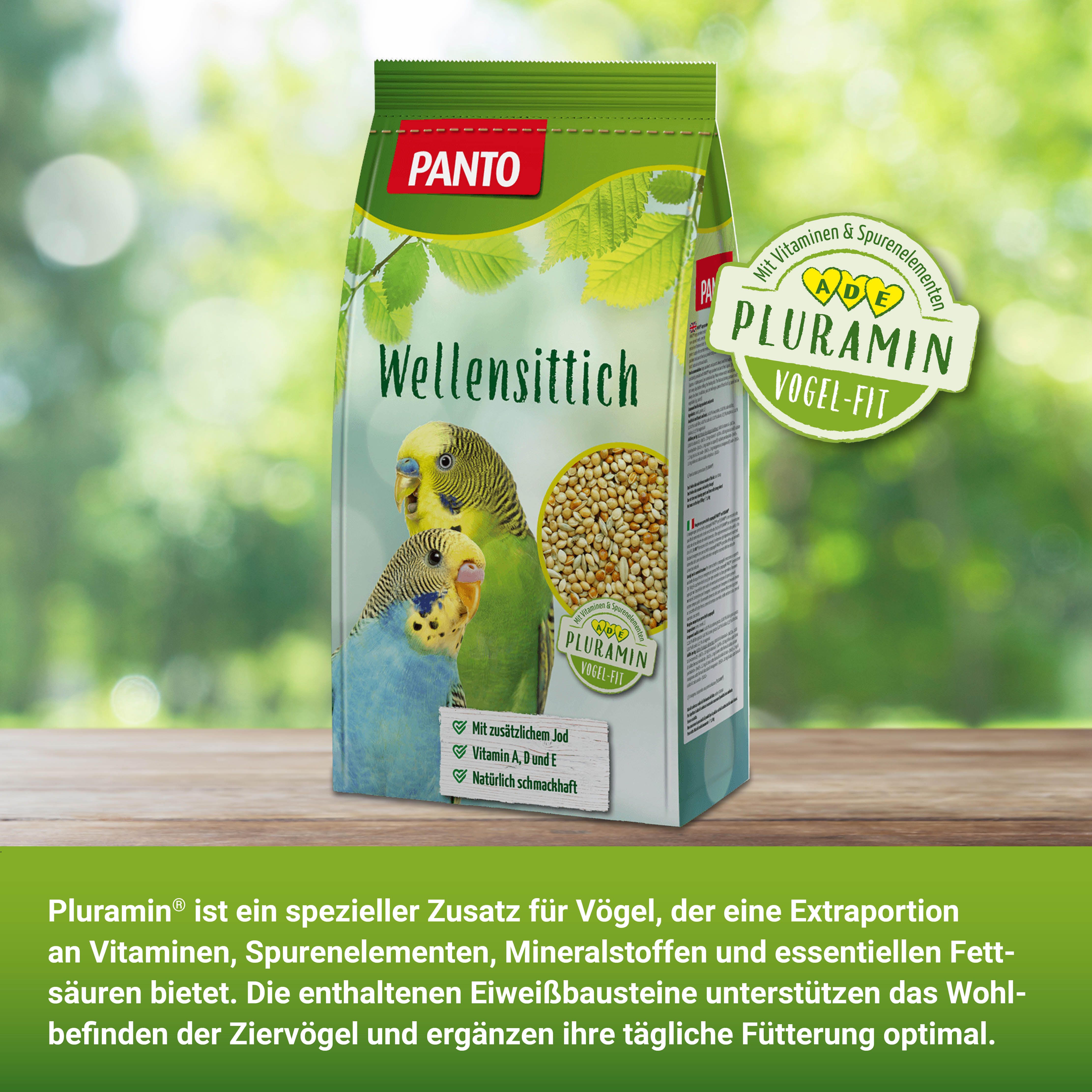 PANTO® Wellensittichfutter mit Pluramin®