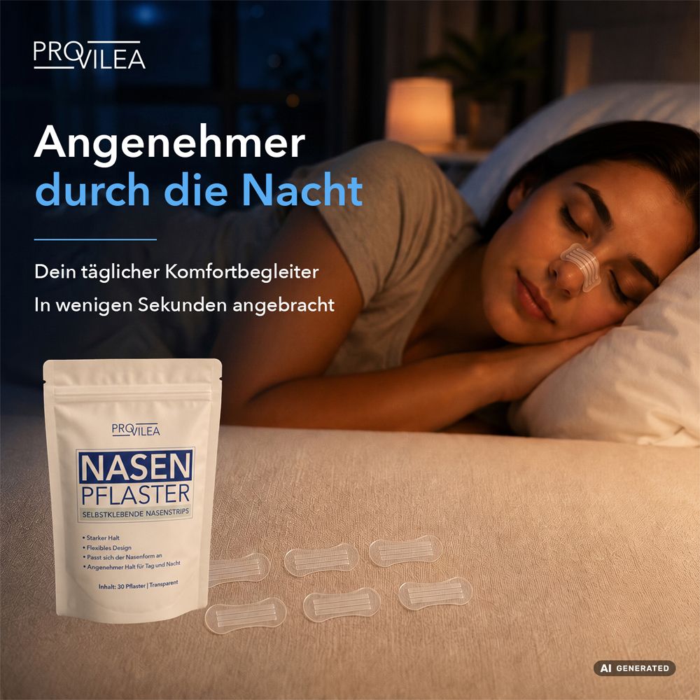 Nasenstrips - Nasenpflaster gegen Schnarchen
