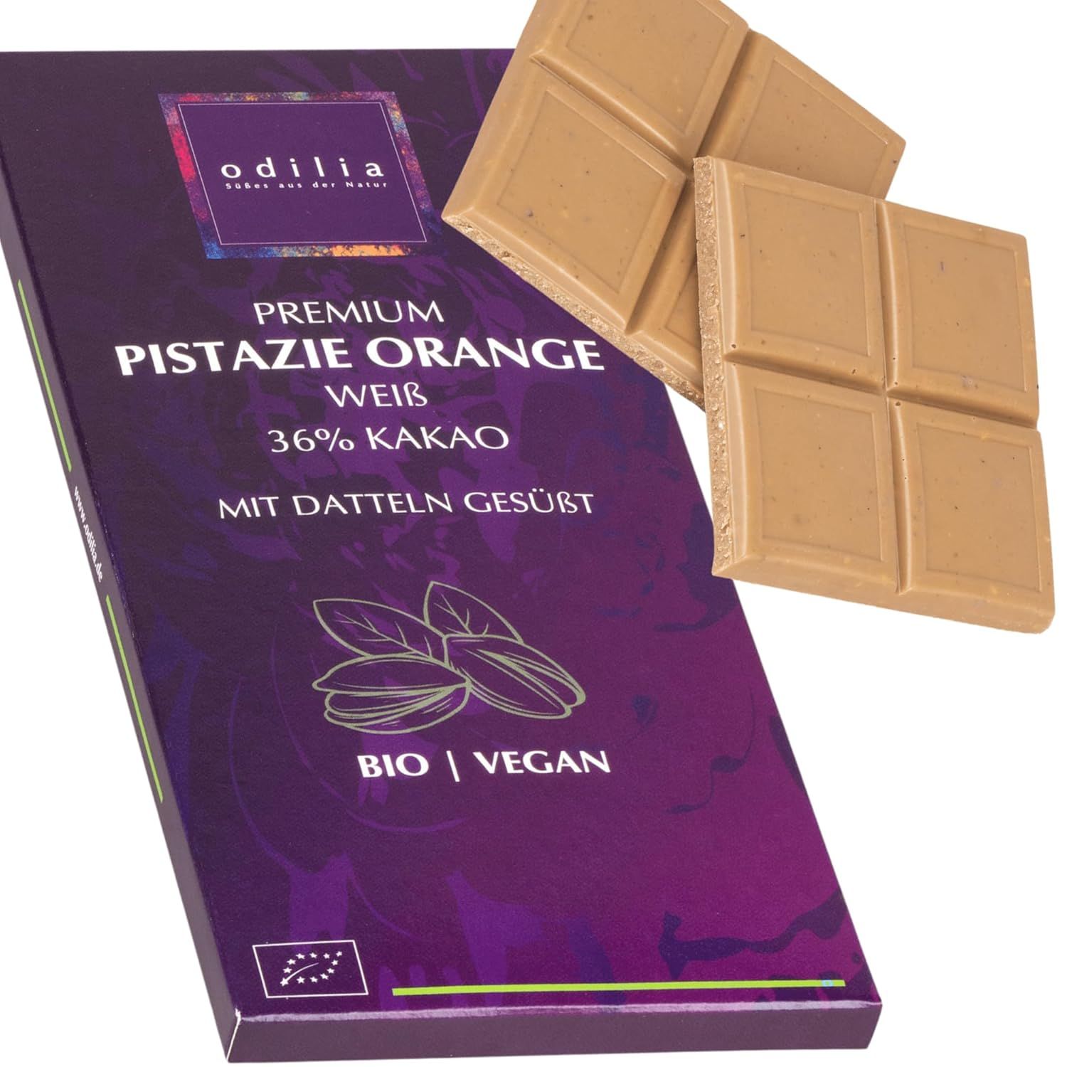 odilia Premium Pistazie Orange Schokolade