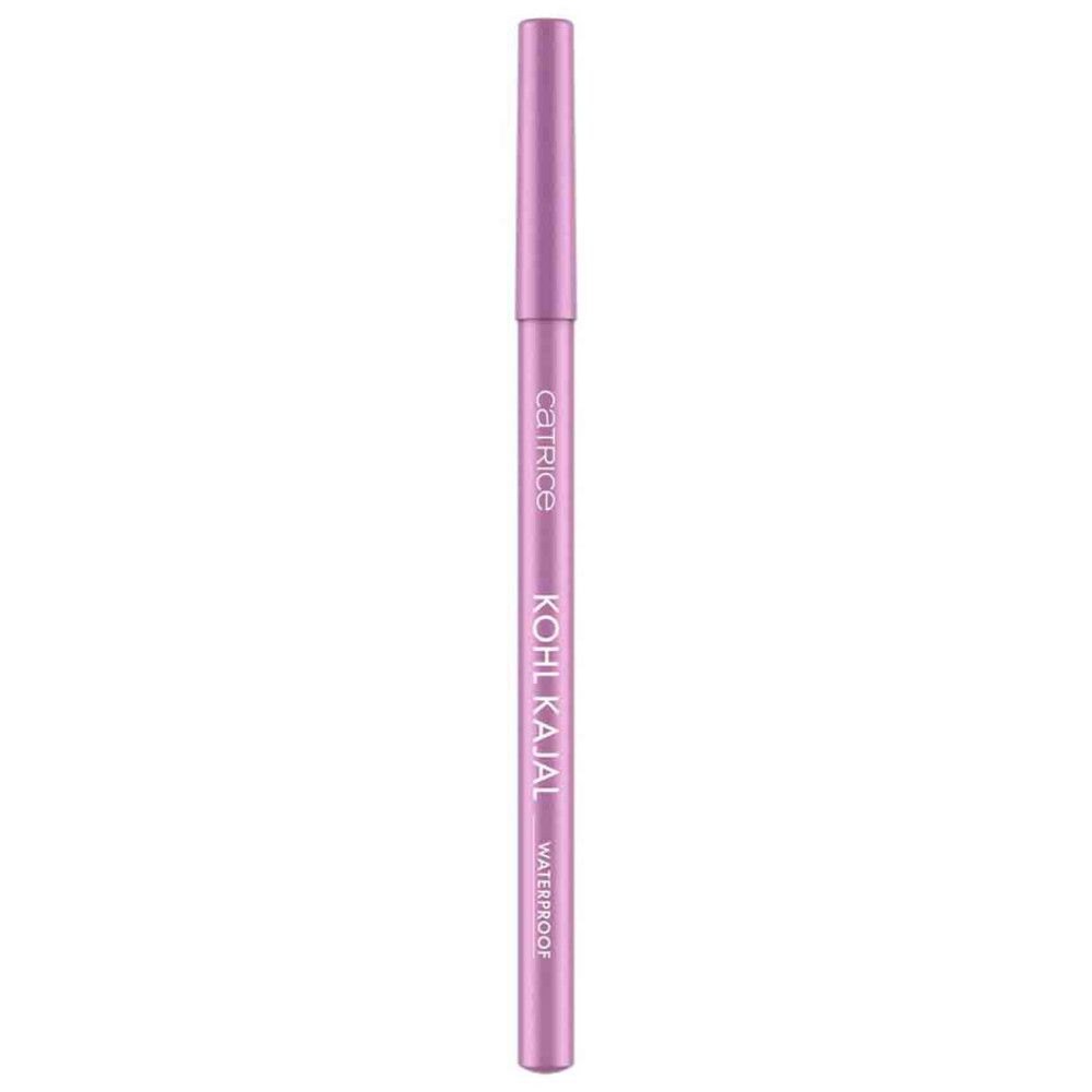 Catrice Kohl Kajalstift. Lila Stift mit Produktnamen und 'Waterproof'.