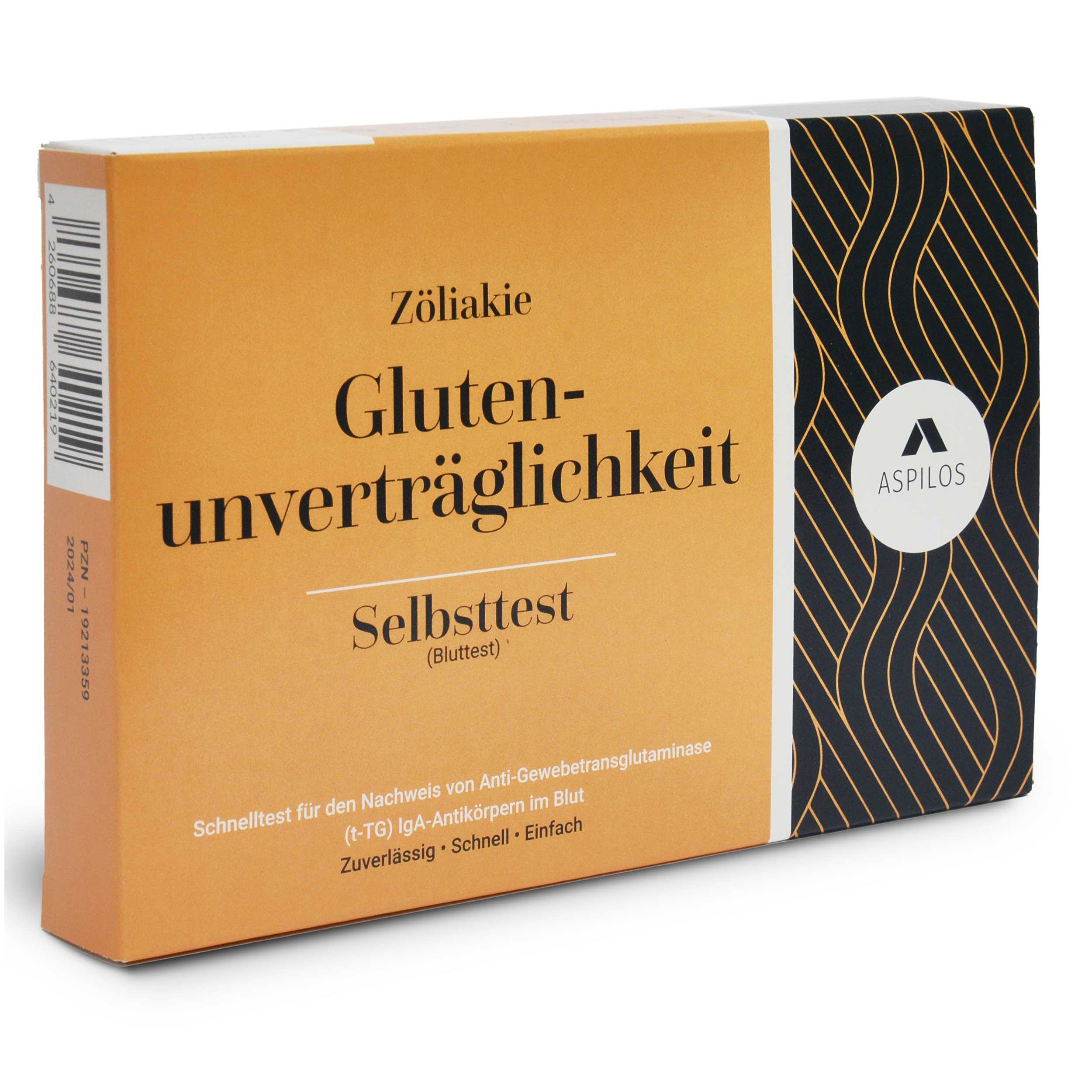 Glutenunverträglichkeit (Zöliakie) Selbsttest für Zuhause