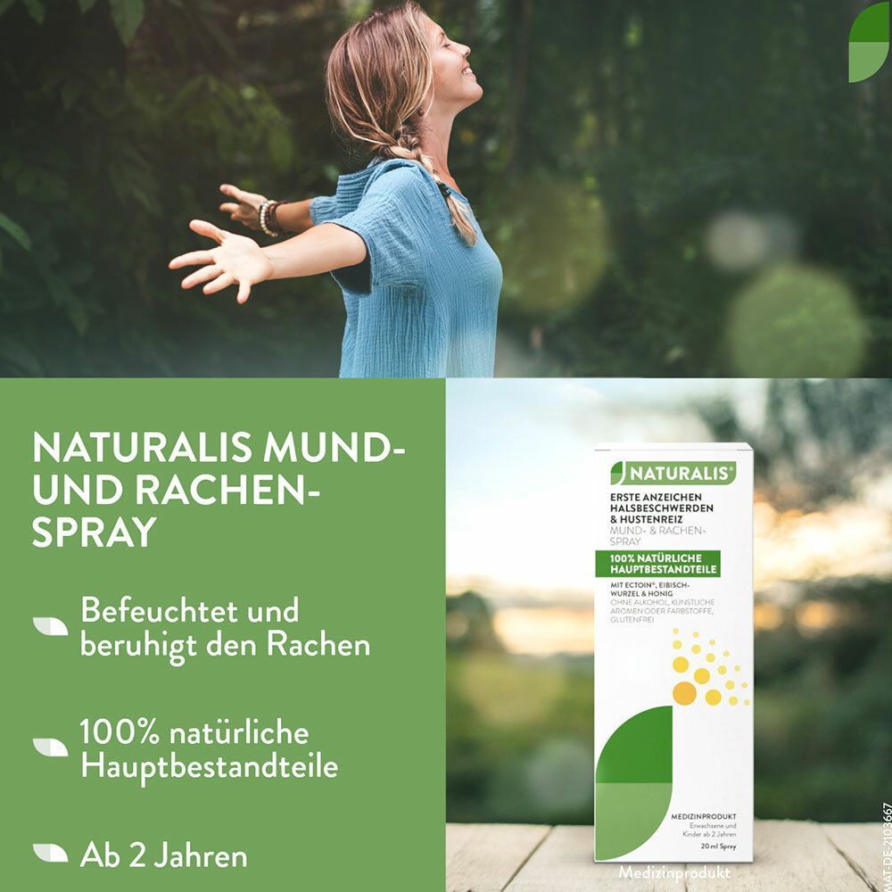 NATURALIS® Mund- und Rachenspray 1,50 € Sofort-Rabatt