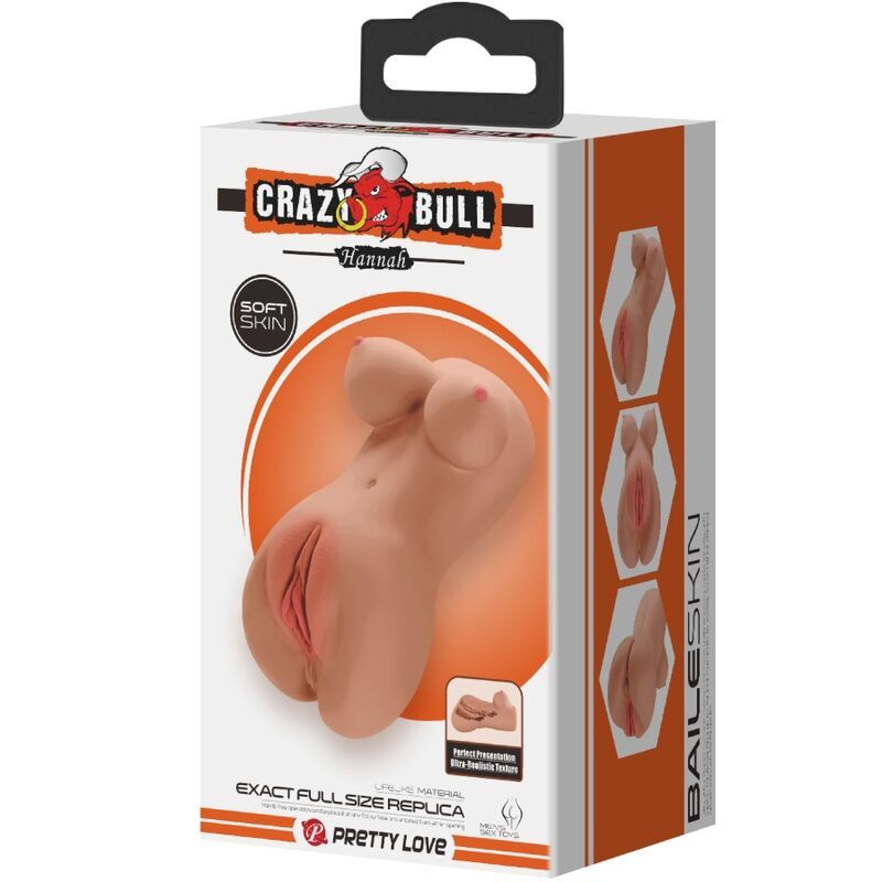 Verpackung von Crazy Bull. Produktabbildung, Produktname, Markenlogo und Produktmerkmale.