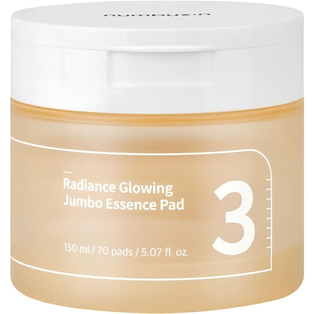 NUMBUZIN No.3 Radiance Glowing Jumbo Essence Pad Face Toner