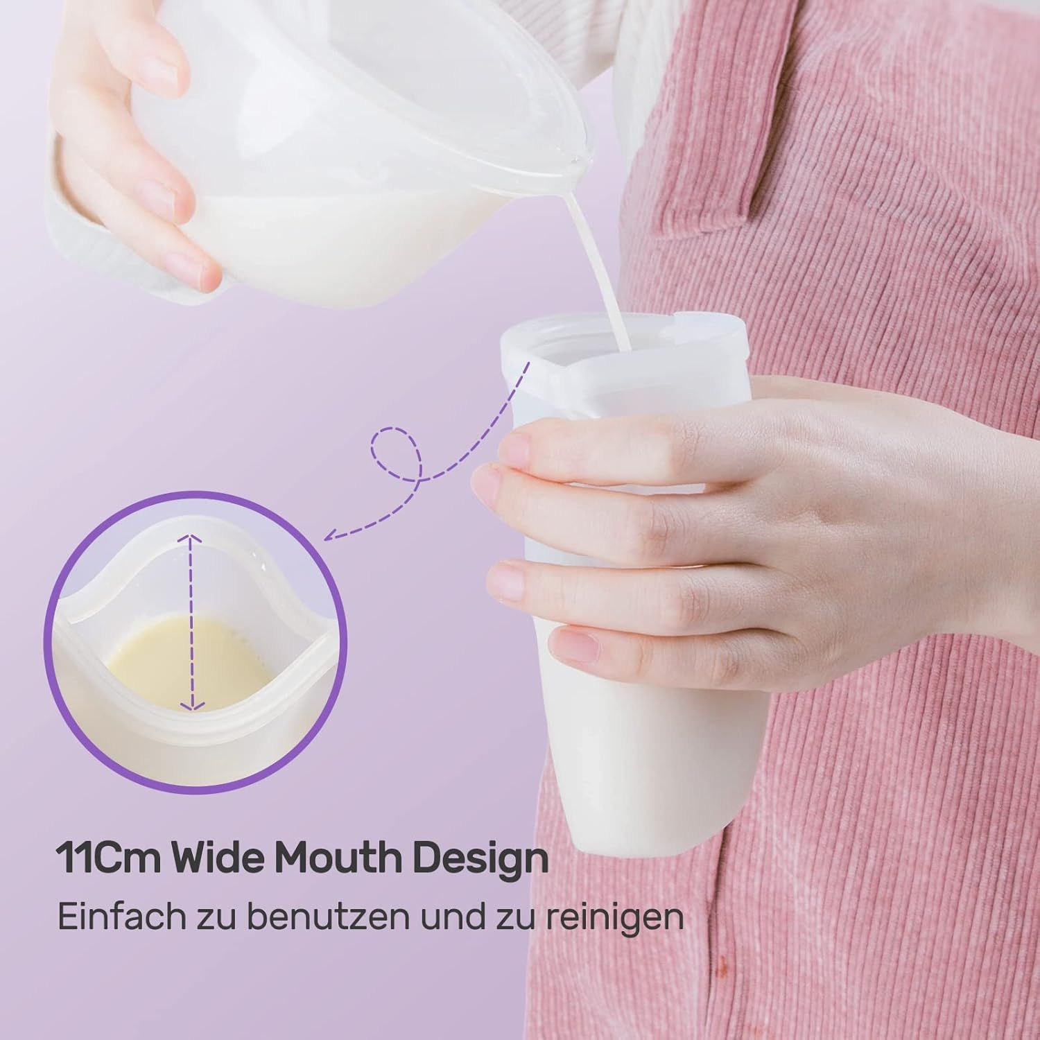 Nuliie Wiederverwendbare Muttermilchbeutel