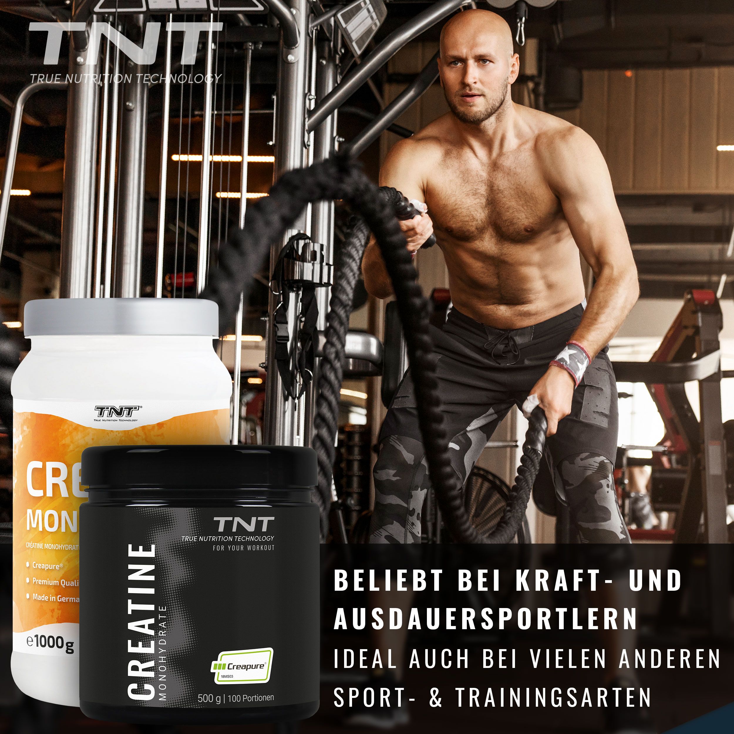 TNT Creatine Monohydrate Creapure® - ohne Zusätze