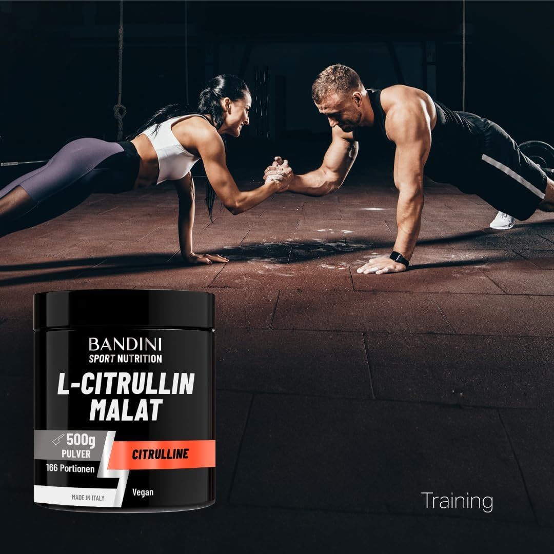 Bandini L-Citrullin Malat Pulver 500g, 166 Portionen, vegan.