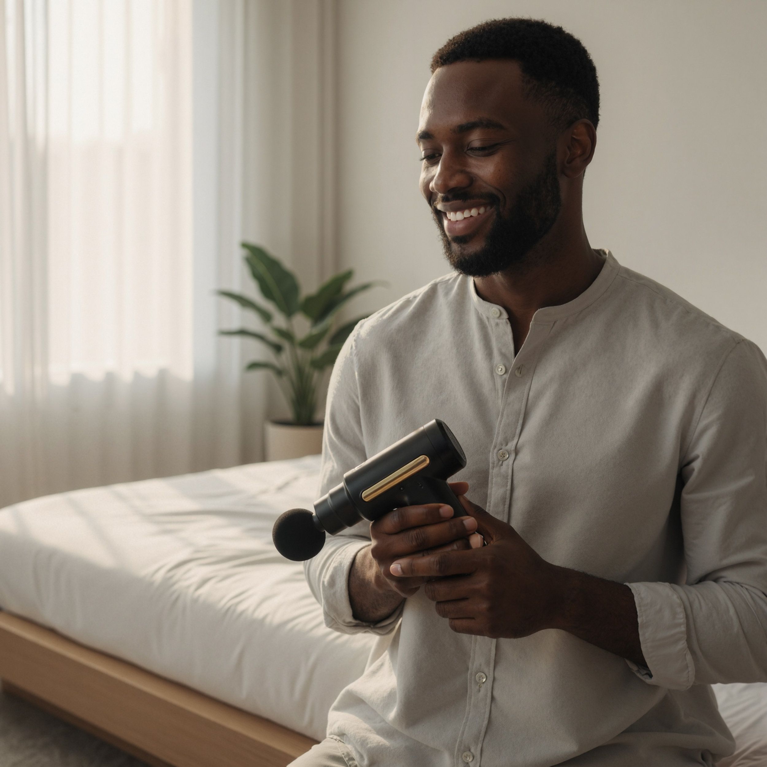 Kompakte Percussions-Massagepistole – Myofasziale Therapie, Muskelmassage & Sportliche Regeneration