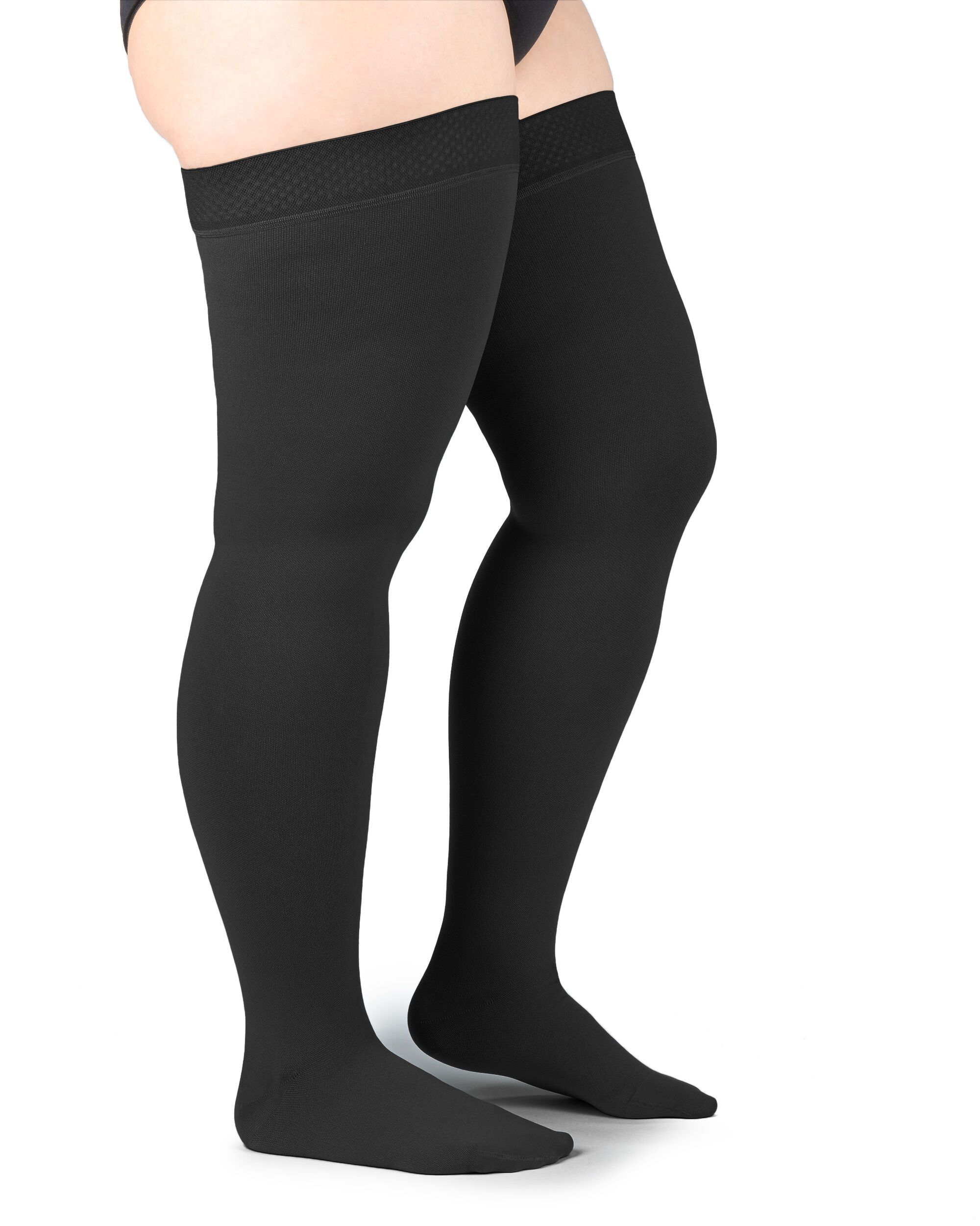 Compressana Cotton Kompressions-Schenkelstrümpfe