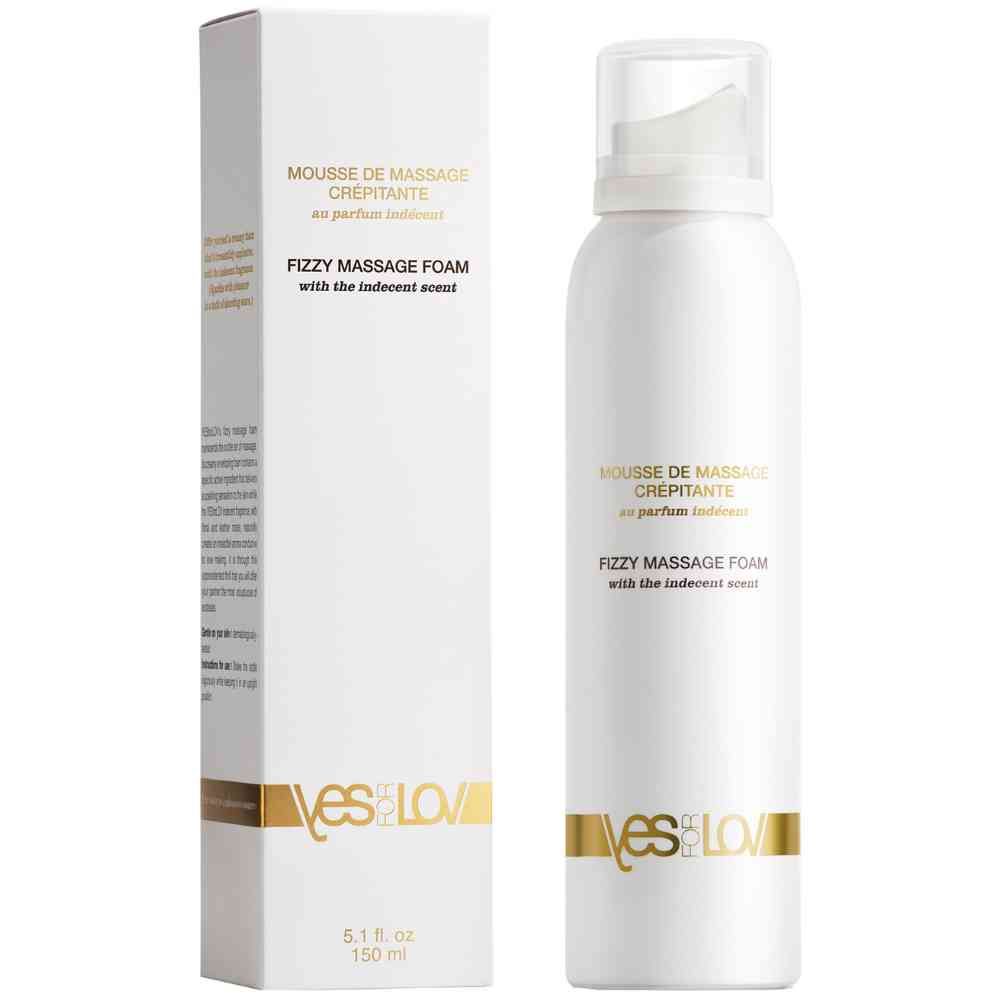YESforLOV Fizzy Massage Foam with Indecent Scent150 ml