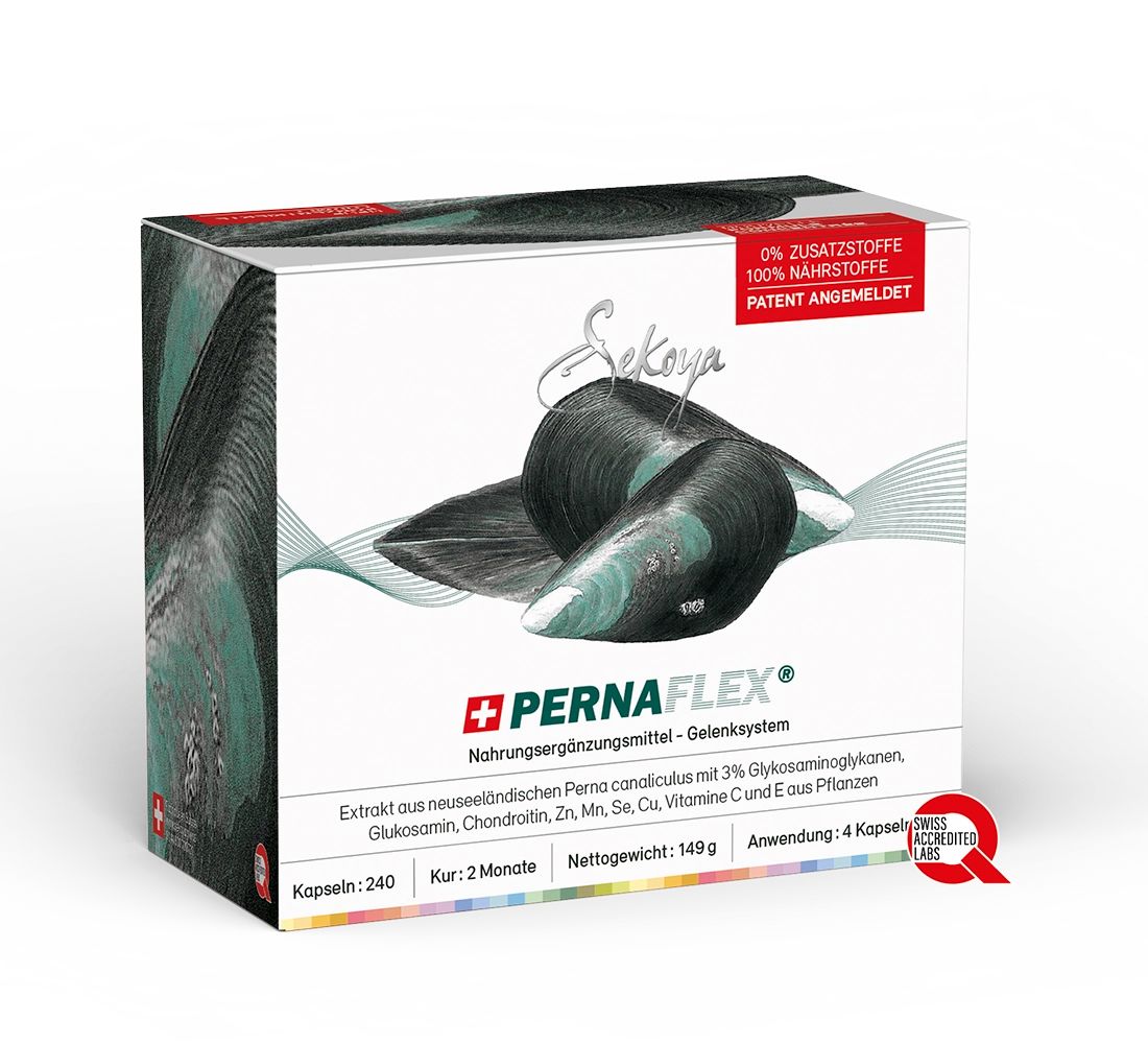 Sekoya Swiss - Pernaflex | Perna canaliculus, Glucosamin, Chondroitin | Lindert Arthroseschmerzen
