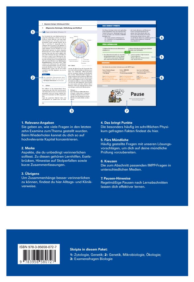 MEDI-LEARN Skriptenreihe: Biologie im Paket