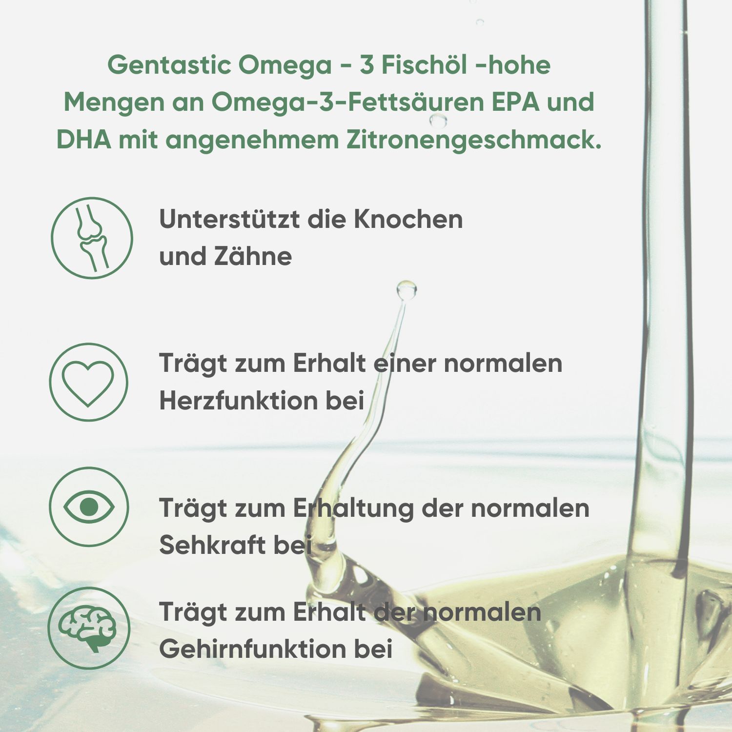 Gentastic-Omega 3 Öl